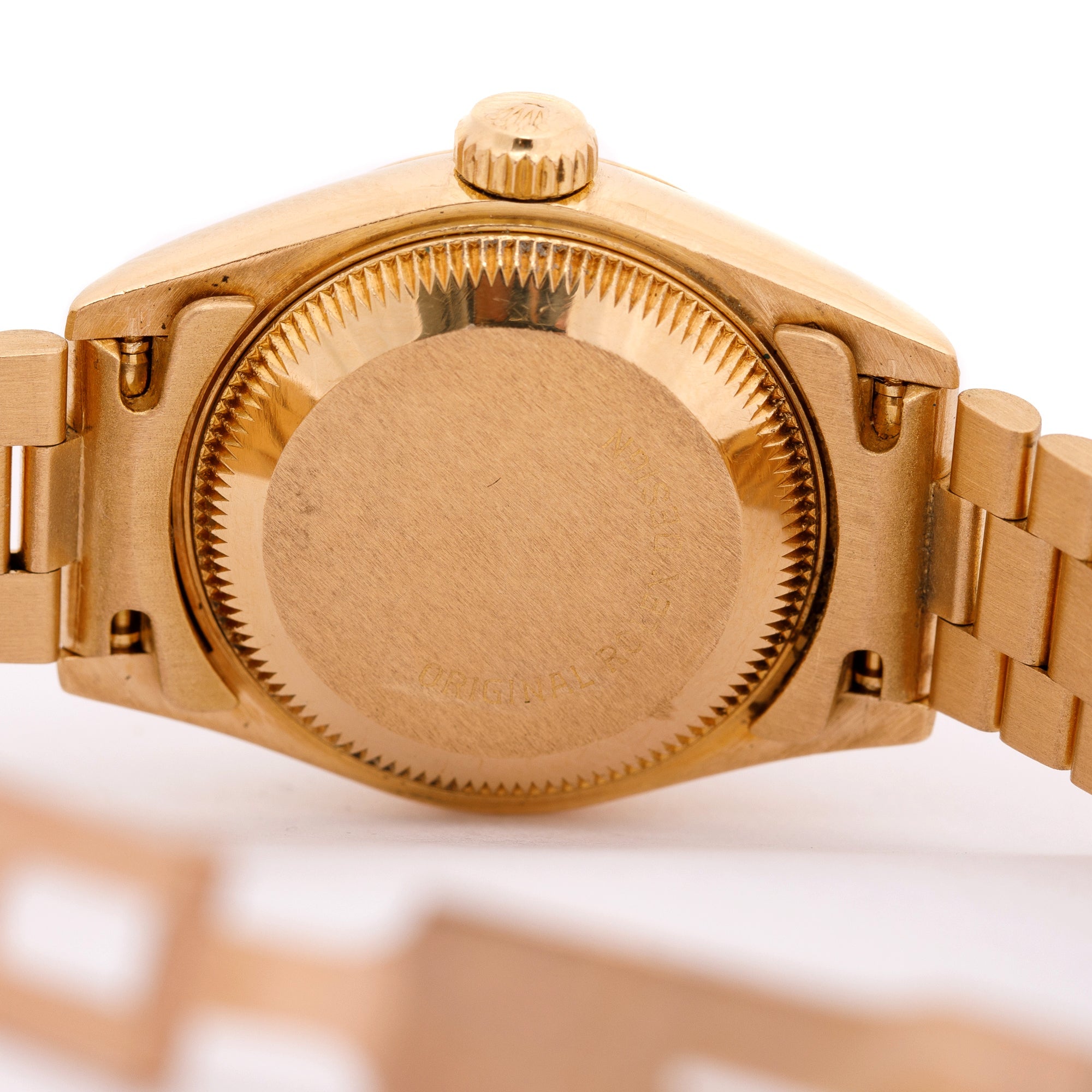 Rolex 18k Gold Lady-Datejust President 26 mm Watch w/ Papers