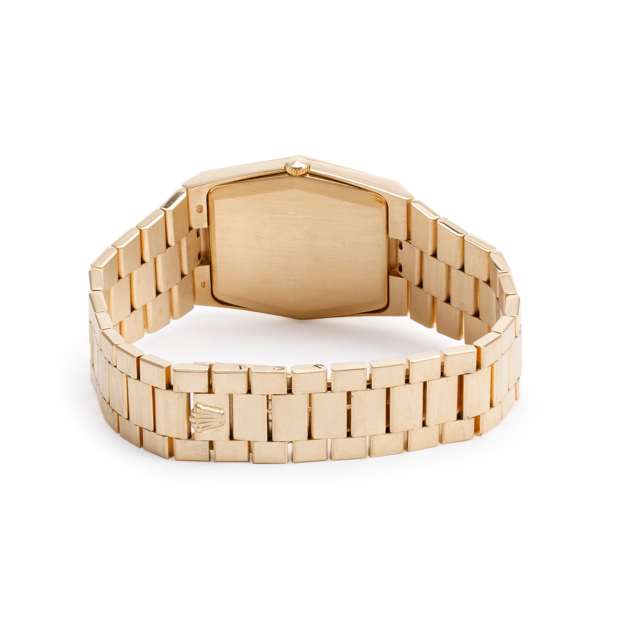 Rolex 18k Yellow Gold Cellini Octagon Jumbo King Midas Watch 4370
