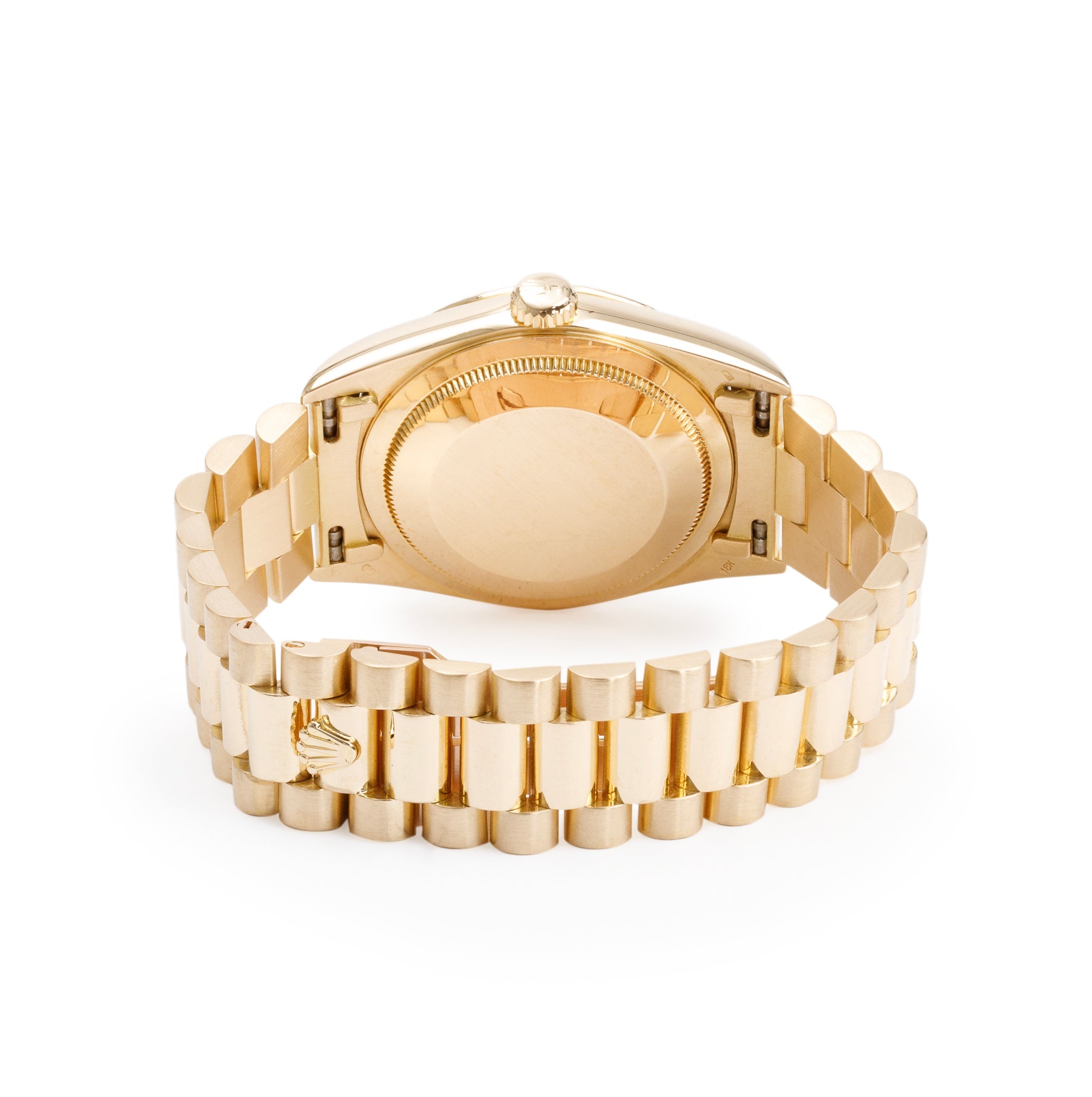 Rolex 18k Yellow Gold Day Date 36 MM President Watch w/ Diamond Dial 18238 w/ Box