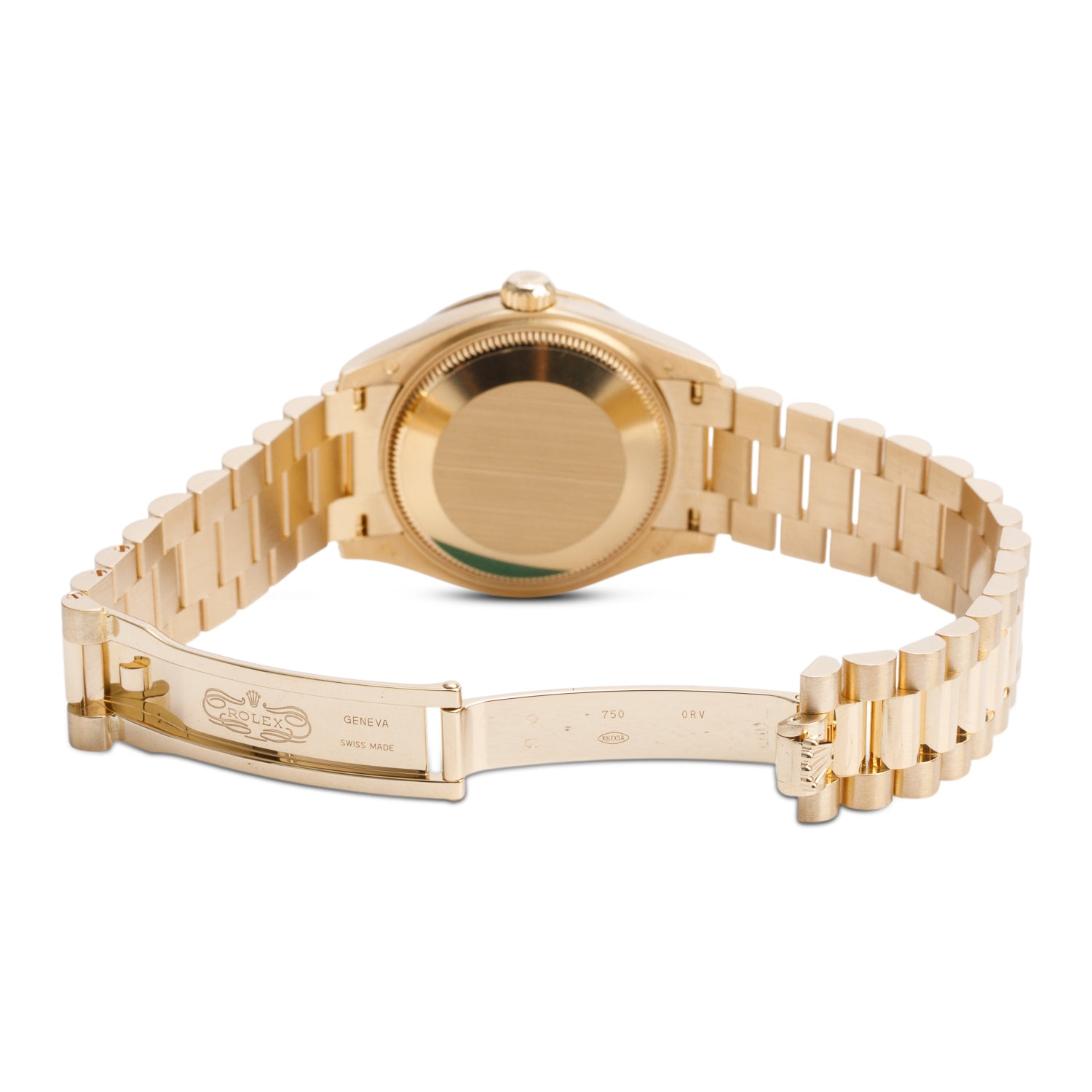 Rolex 18k Yellow Gold Diamond Bezel Datejust 31 MM Watch Malachite Diamond Dial 278288RBR w/ Box & Papers