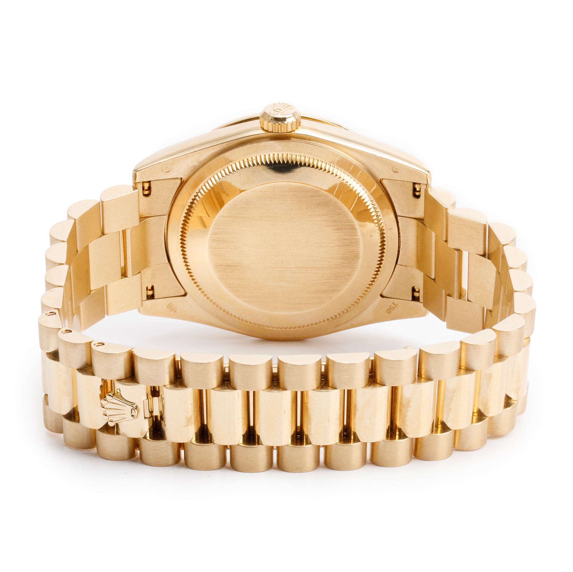 Rolex 18k Yellow Gold Diamond Bezel & Dial Day Date 36 MM President Watch 118348 w/ Box & Papers