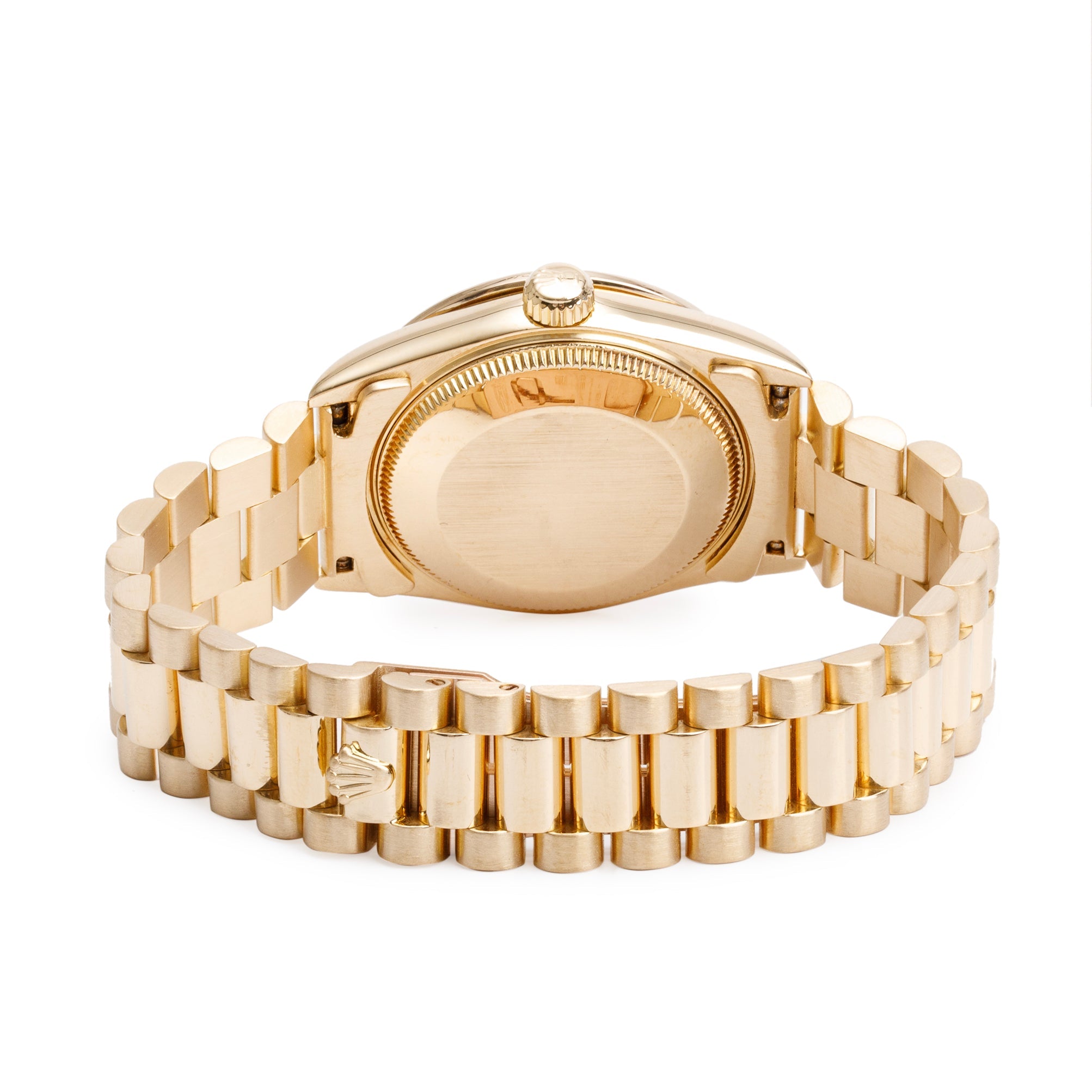 Rolex 18k Yellow Gold Diamond Bezel & Diamond Dial Datejust 31 MM Watch 68278