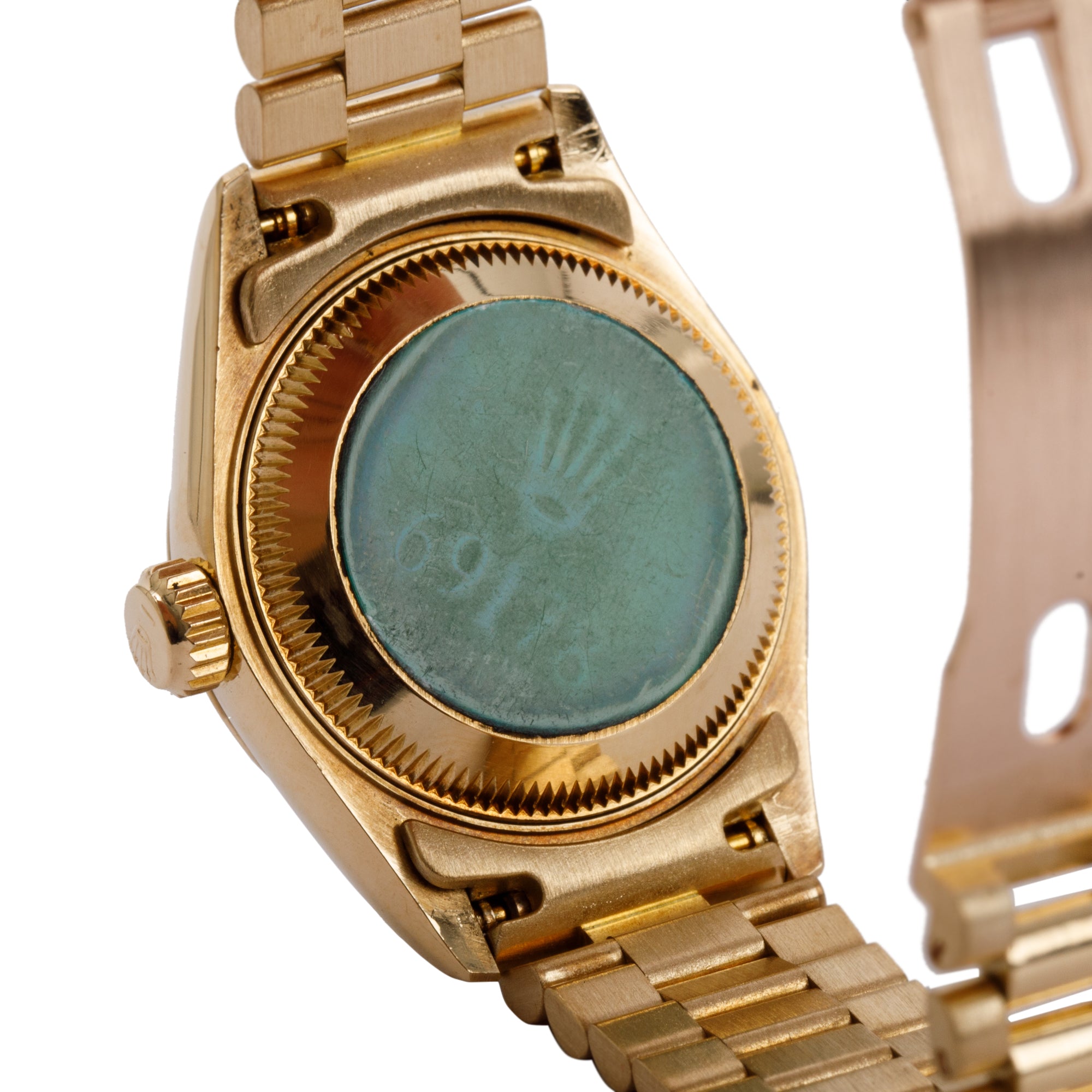 Rolex 18k Yellow Gold Lady-Datejust President Watch w/ Diamond Dial