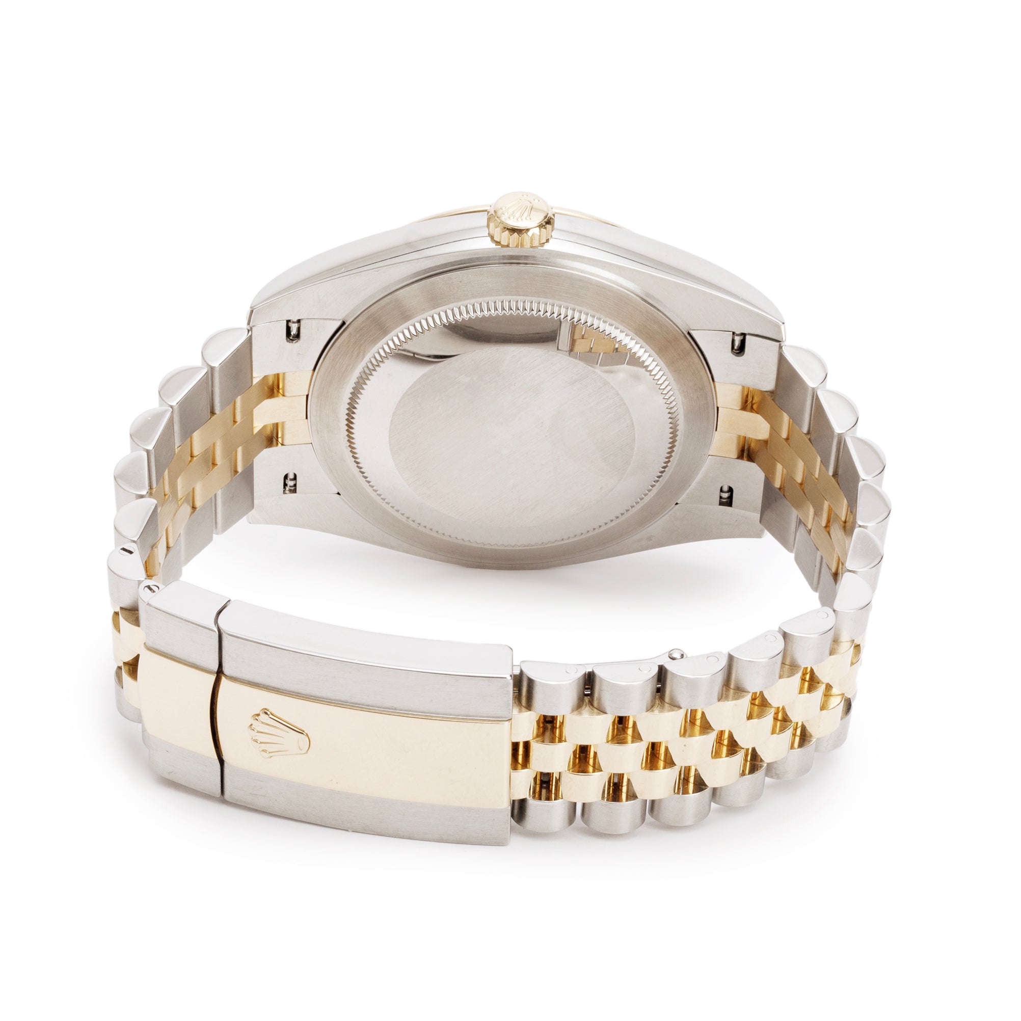 Rolex 2021 Stainless Steel & 18k Yellow Gold Oyster Perpetual Datejust 41 MM Watch Gold Dial 126333 w/ Box & Papers