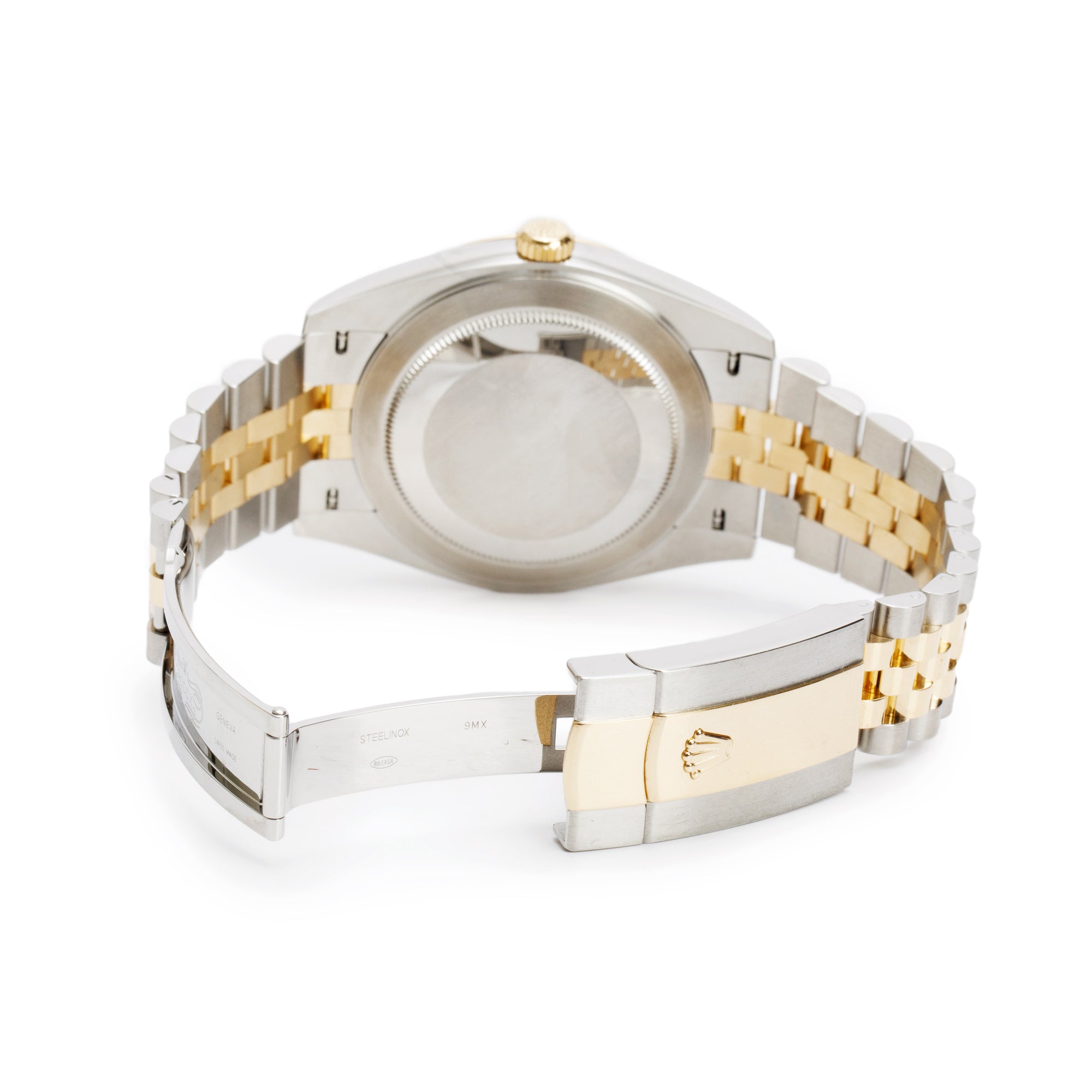 Rolex 2021 Stainless Steel & 18k Yellow Gold Oyster Perpetual Datejust 41 MM Watch Gold Dial 126333 w/ Box & Papers