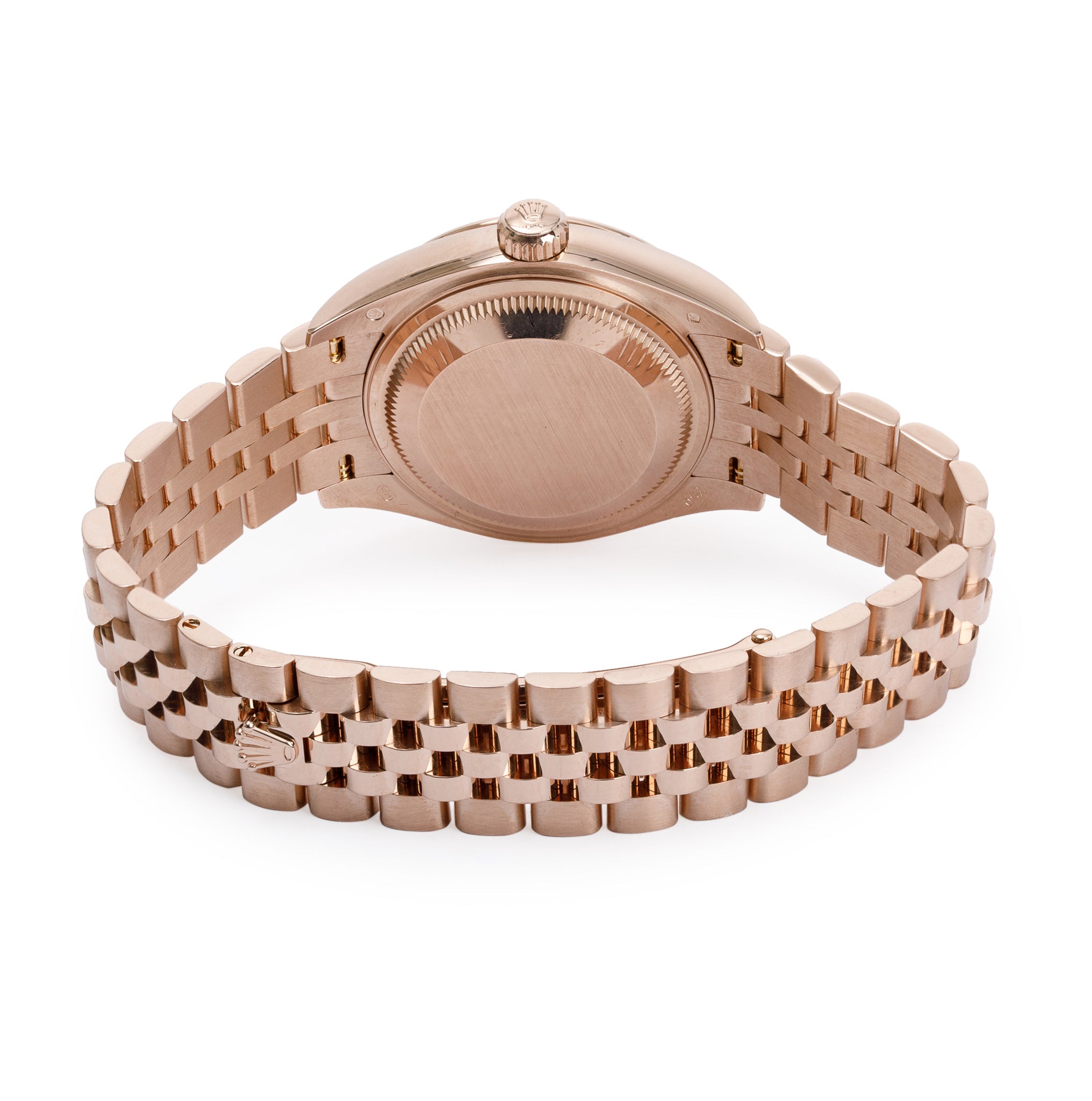 Rolex 2022 18k Everose Gold Pave Diamond Dial Datejust 28 MM Watch w/ Box & Papers