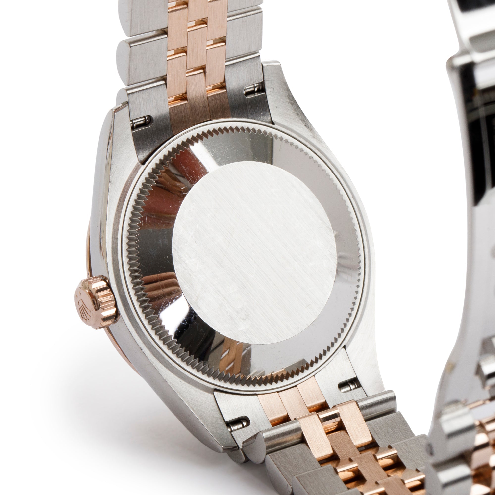 Rolex 2022 Stainless Steel & 18k Everose Gold Datejust Floral Motif Diamond Dial 31 MM Watch w/ Box