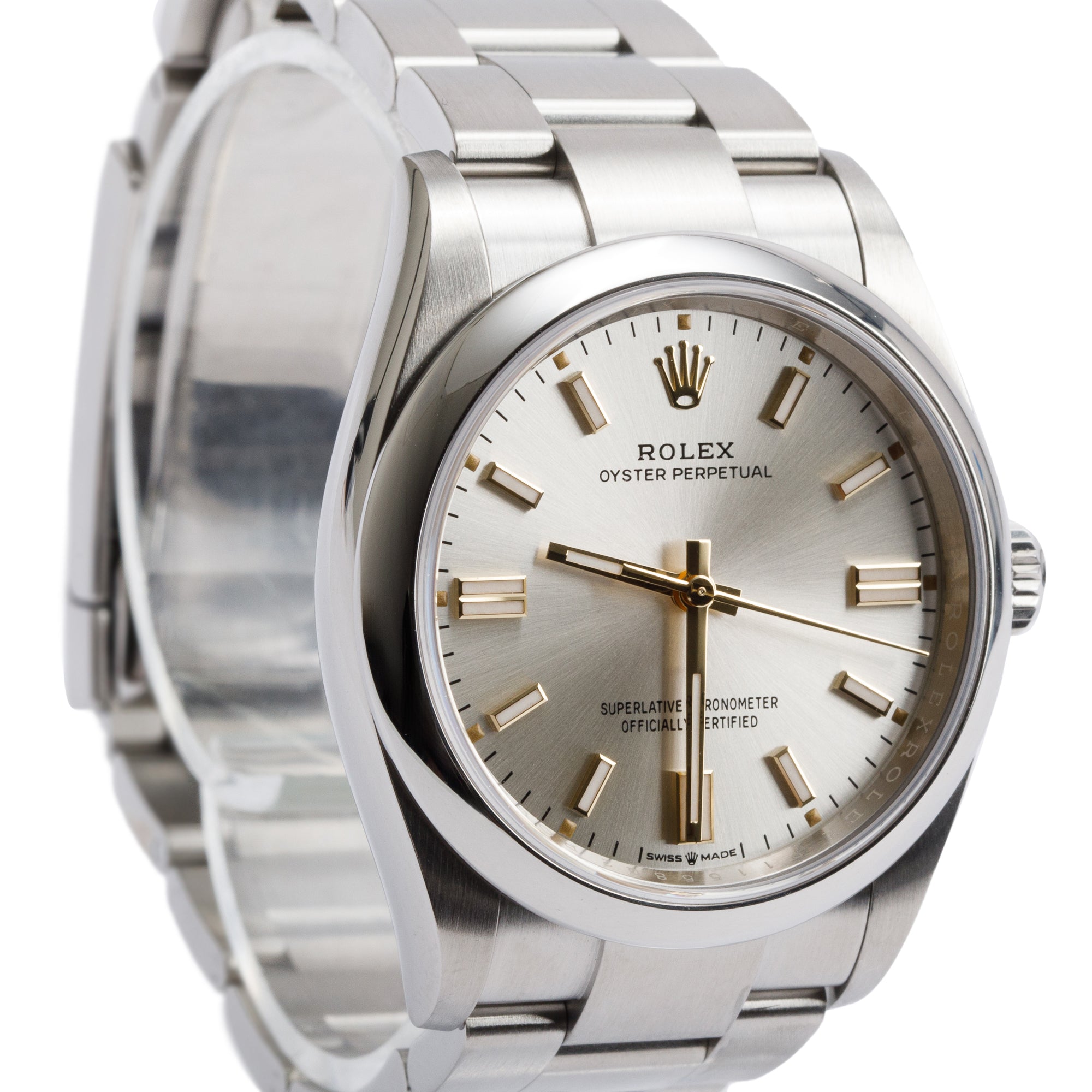 Rolex 2022 Stainless Steel Oyster Perpetual 36 MM Watch 126000 w/ Box & Papers
