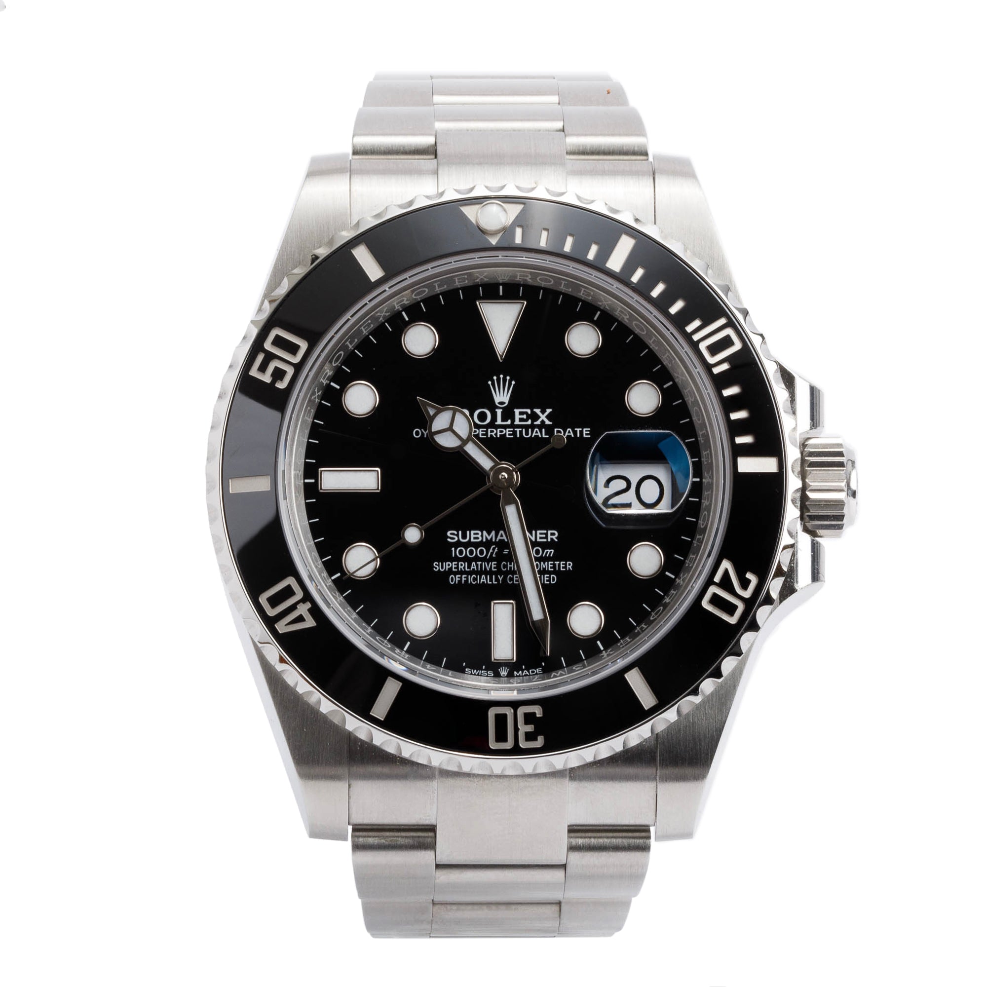 Rolex 2022 Stainless Steel Submariner Date 41 MM Automatic Watch 126610LN w/ Box & Papers