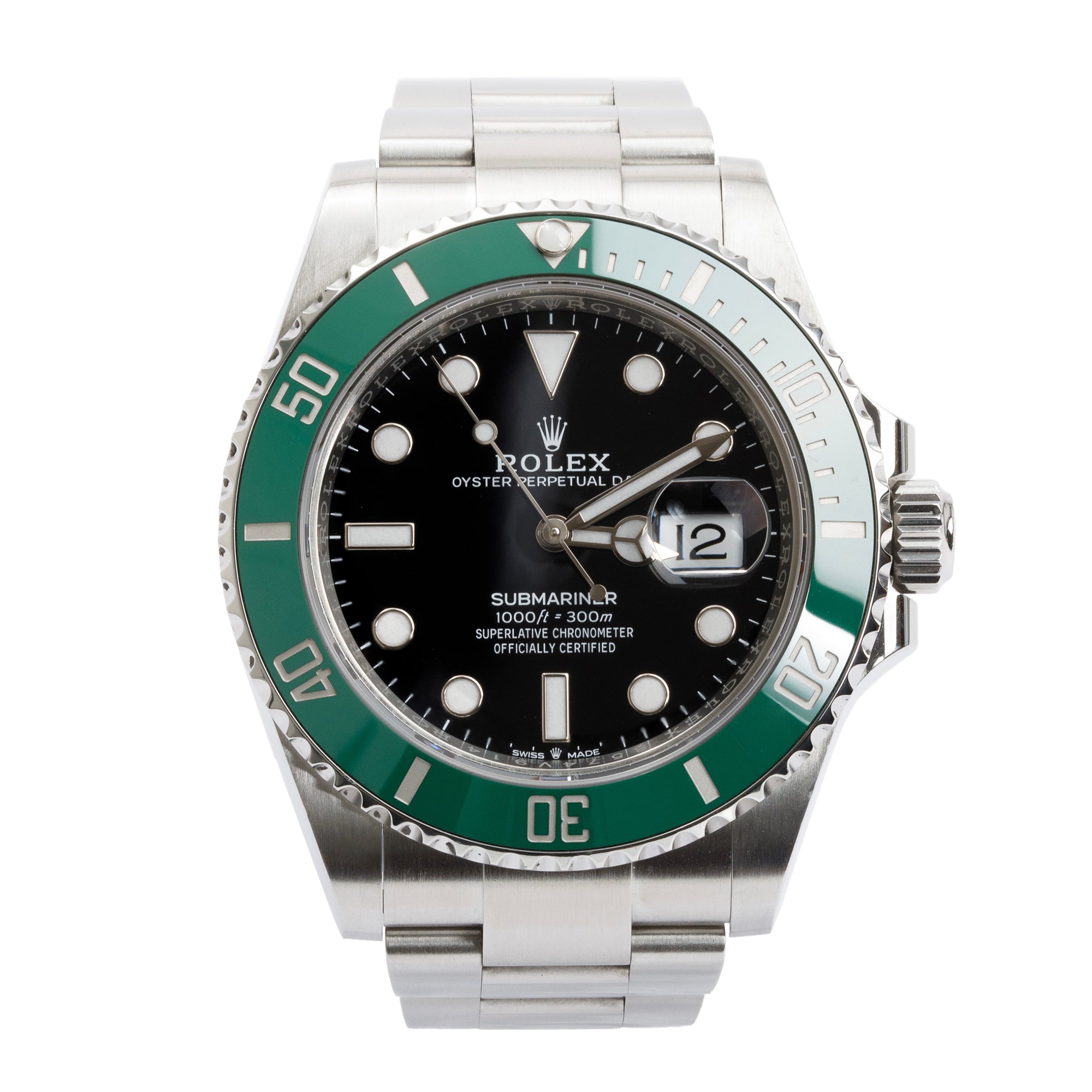 Rolex 2022 Stainless Steel Submariner 'Starbucks' 41 MM Date Watch w/ Box & Papers