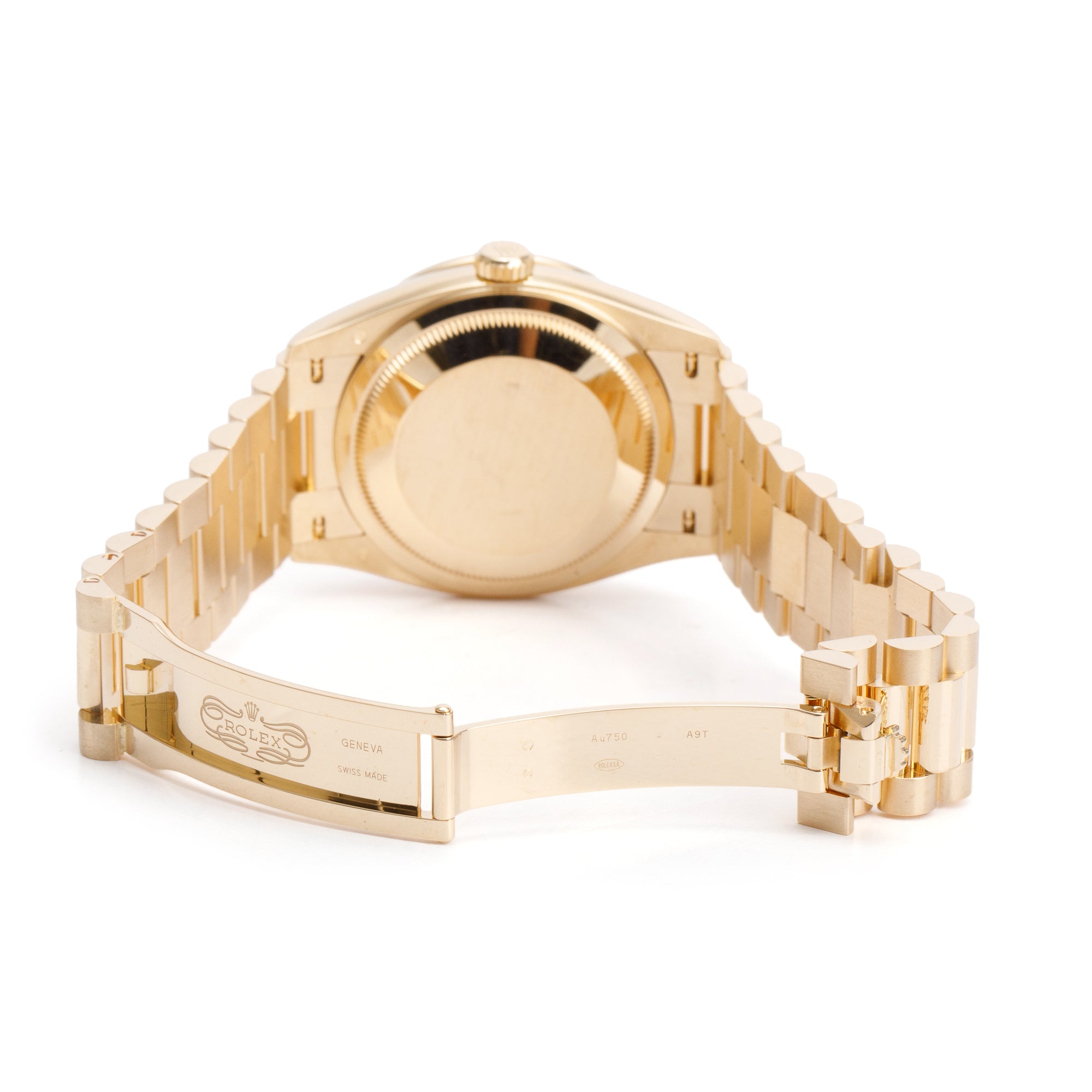 Rolex 2023 18k Yellow Gold Diamond Bezel & Dial Day Date 36 MM President Watch 128348RBR w/ Box & Papers