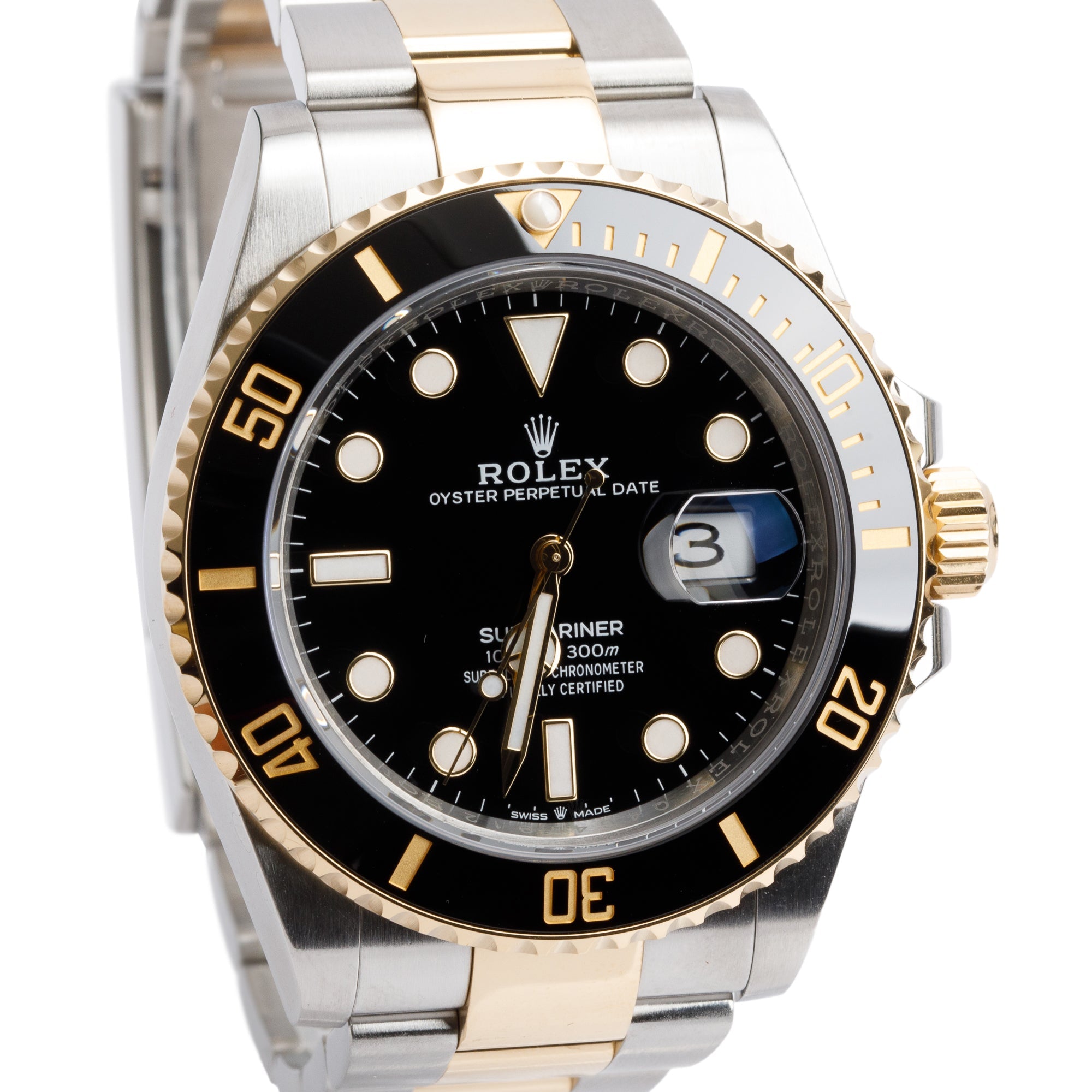 Rolex 2023 Stainless Steel & 18k Yellow Gold Submariner Date 41 MM Automatic Watch 126613LN w/ Box & Papers