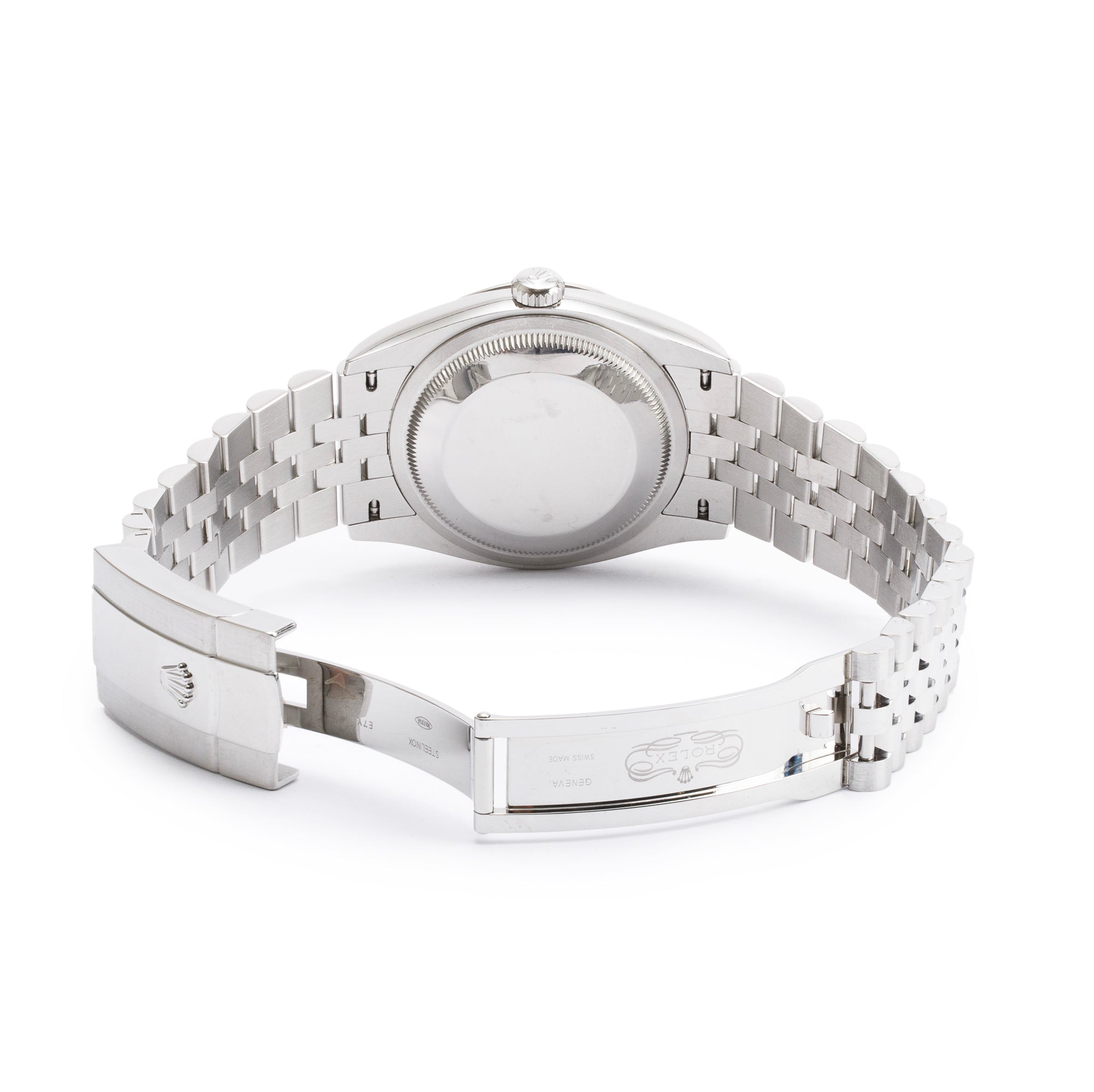 Rolex 2023 Stainless Steel Datejust 36 MM Aubergine Diamond Dial Automatic Watch 126234 w/ Box & Papers