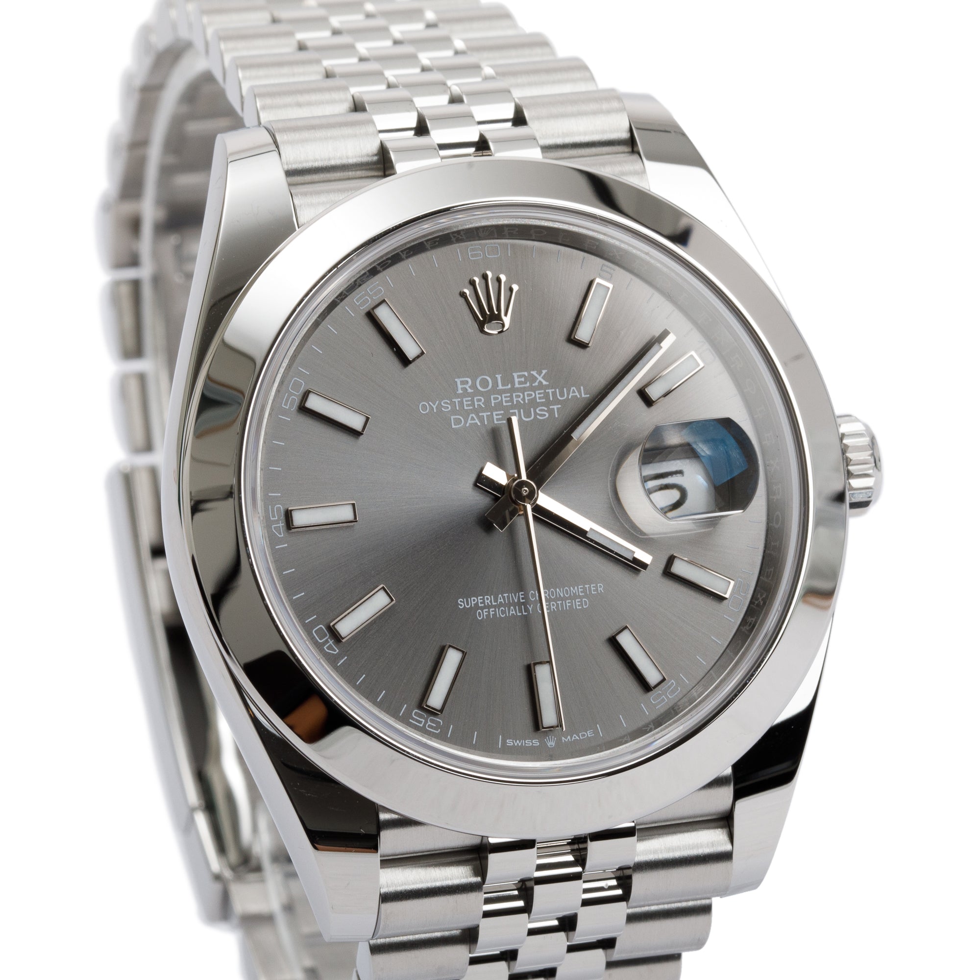 Rolex 2023 Stainless Steel Datejust 41 MM Watch w/ Box & Papers