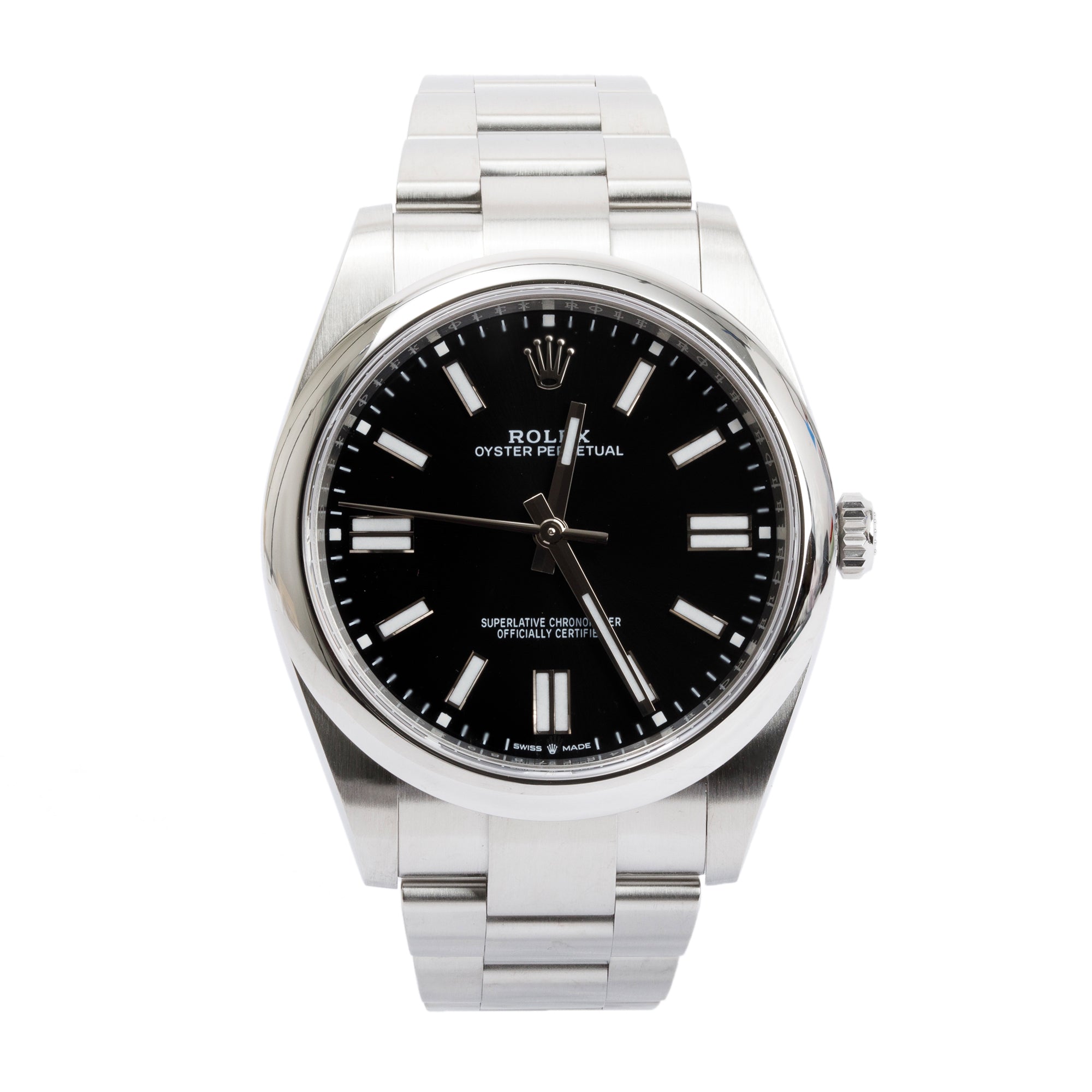 Rolex 2023 Stainless Steel Oyster Perpetual 41 MM Watch w/ Box & Papers