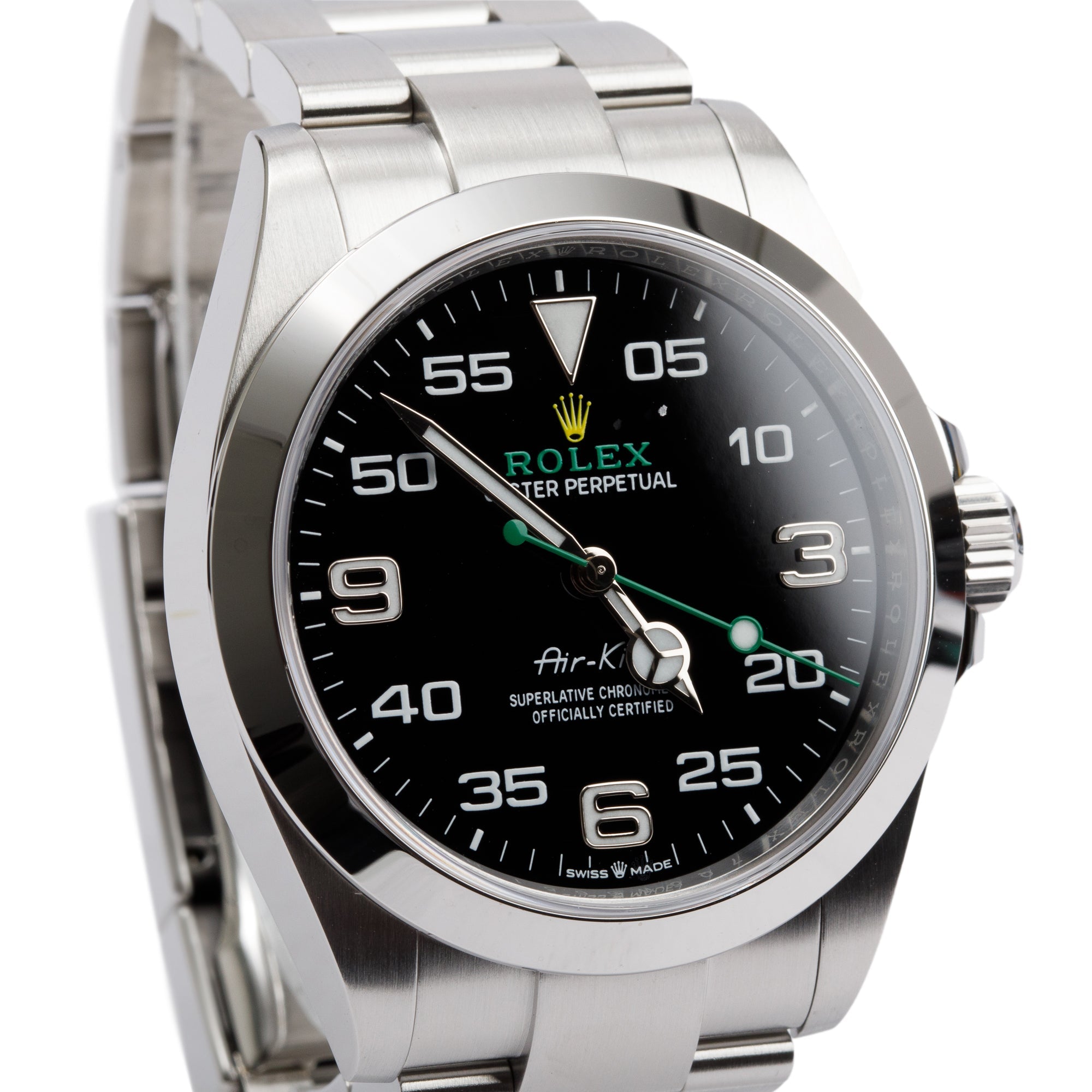 Rolex 2023 Stainless Steel Oyster Perpetual Air King 40 MM Watch 126900 W/ Box & Papers