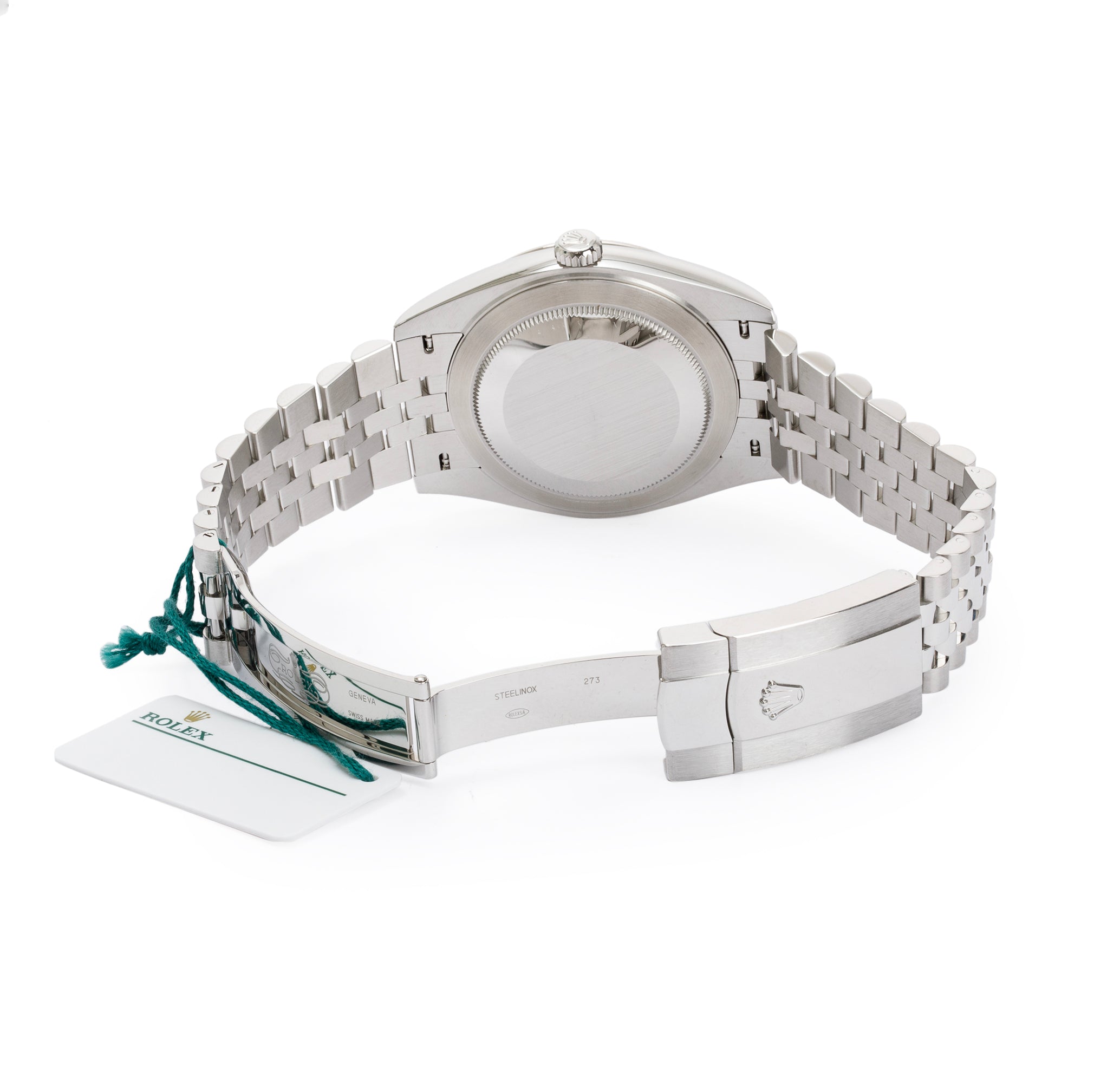 Rolex 2023 Stainless Steel Oyster Perpetual Datejust 41 MM Mint Green Dial Watch w/ Box & Papers