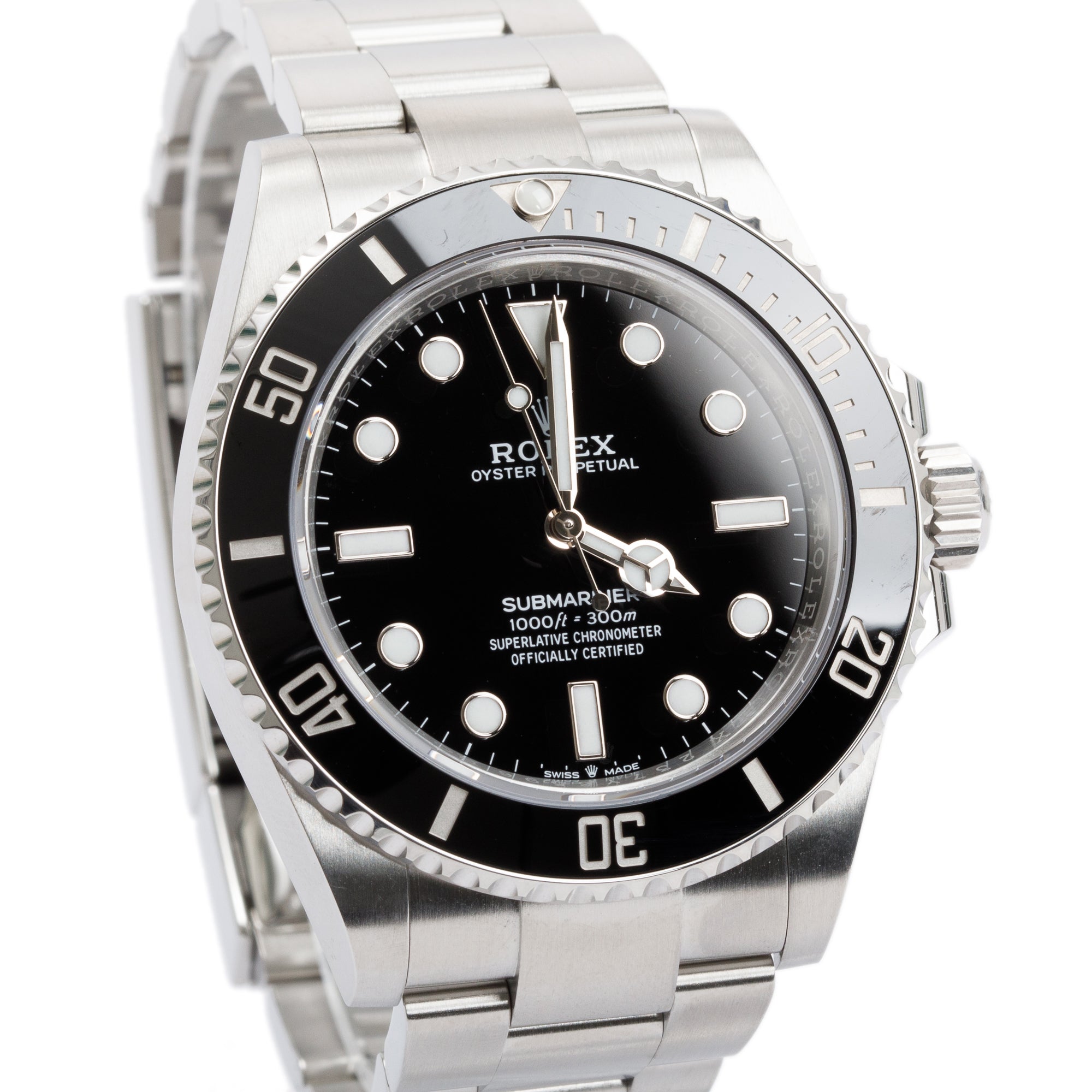 Rolex 2023 Stainless Steel Submariner (No Date) 40 MM Automatic Watch w/ Box, Papers & Receipt