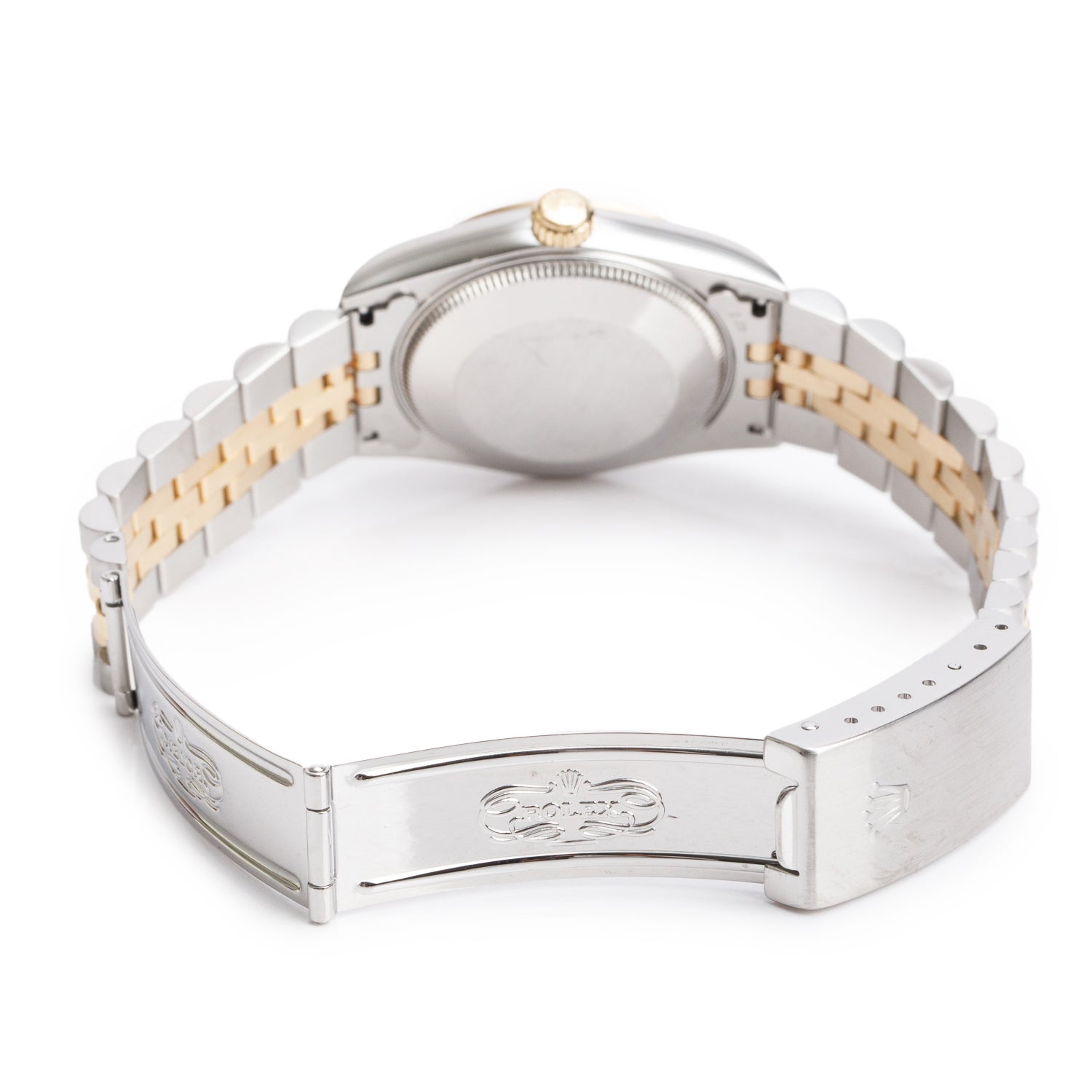 Rolex Stainless Steel & 18k Yellow Gold Diamond Dial Datejust 31 MM Watch Champagne Diamond Dial 68273