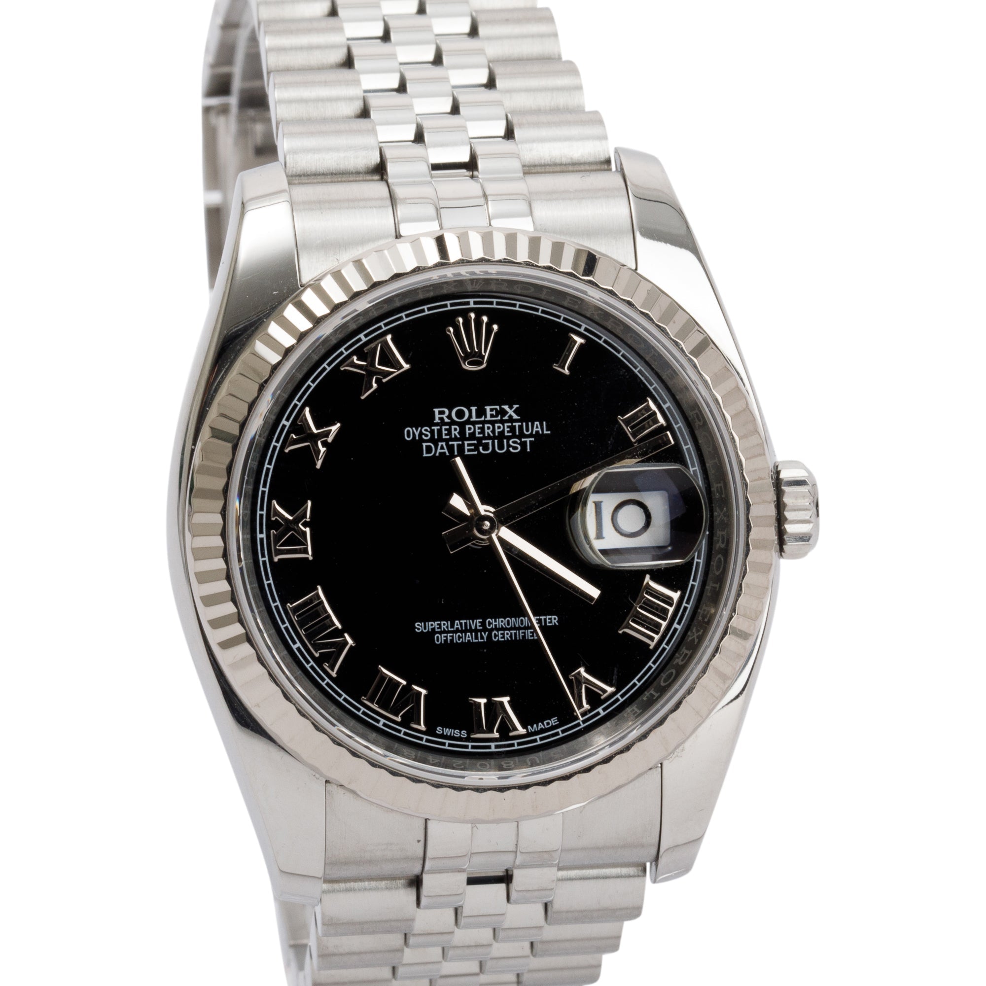 Rolex Datejust 36 MM Watch w/ Box & Papers
