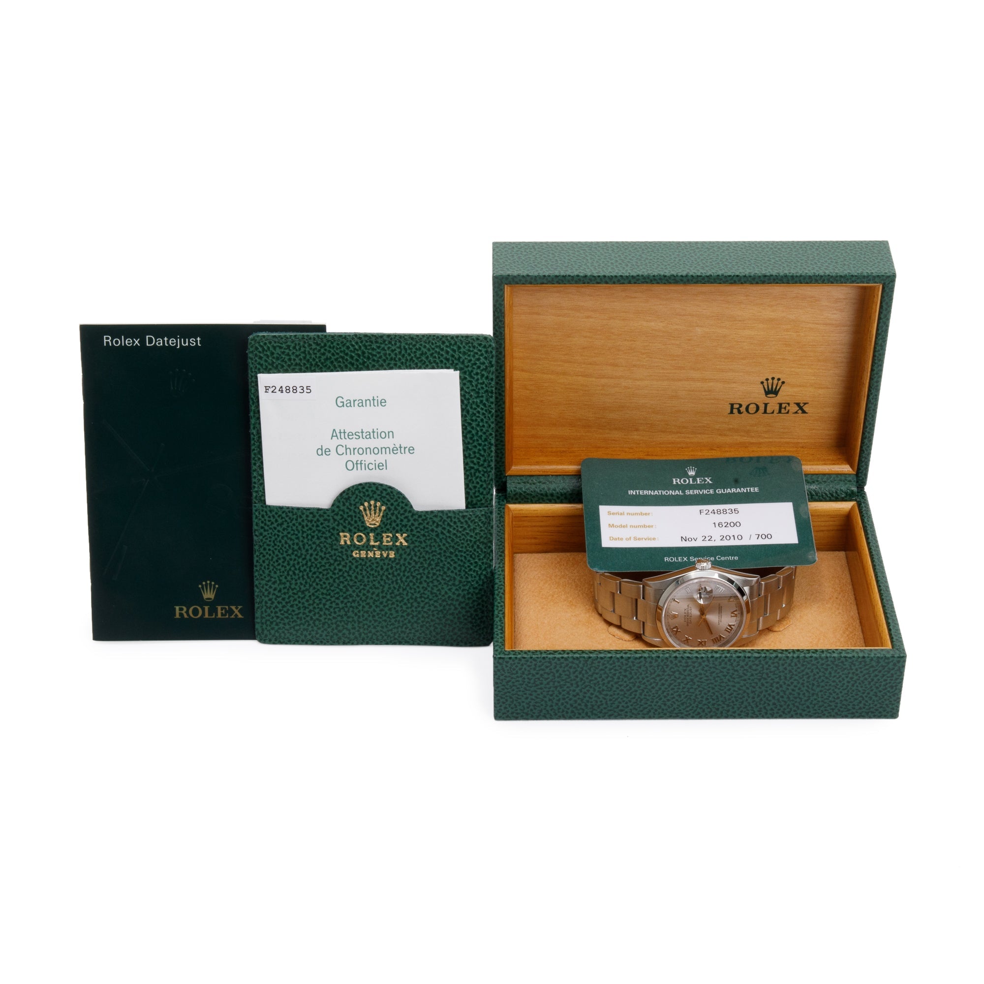 Rolex Datejust 36 MM Watch w/ Box & Papers