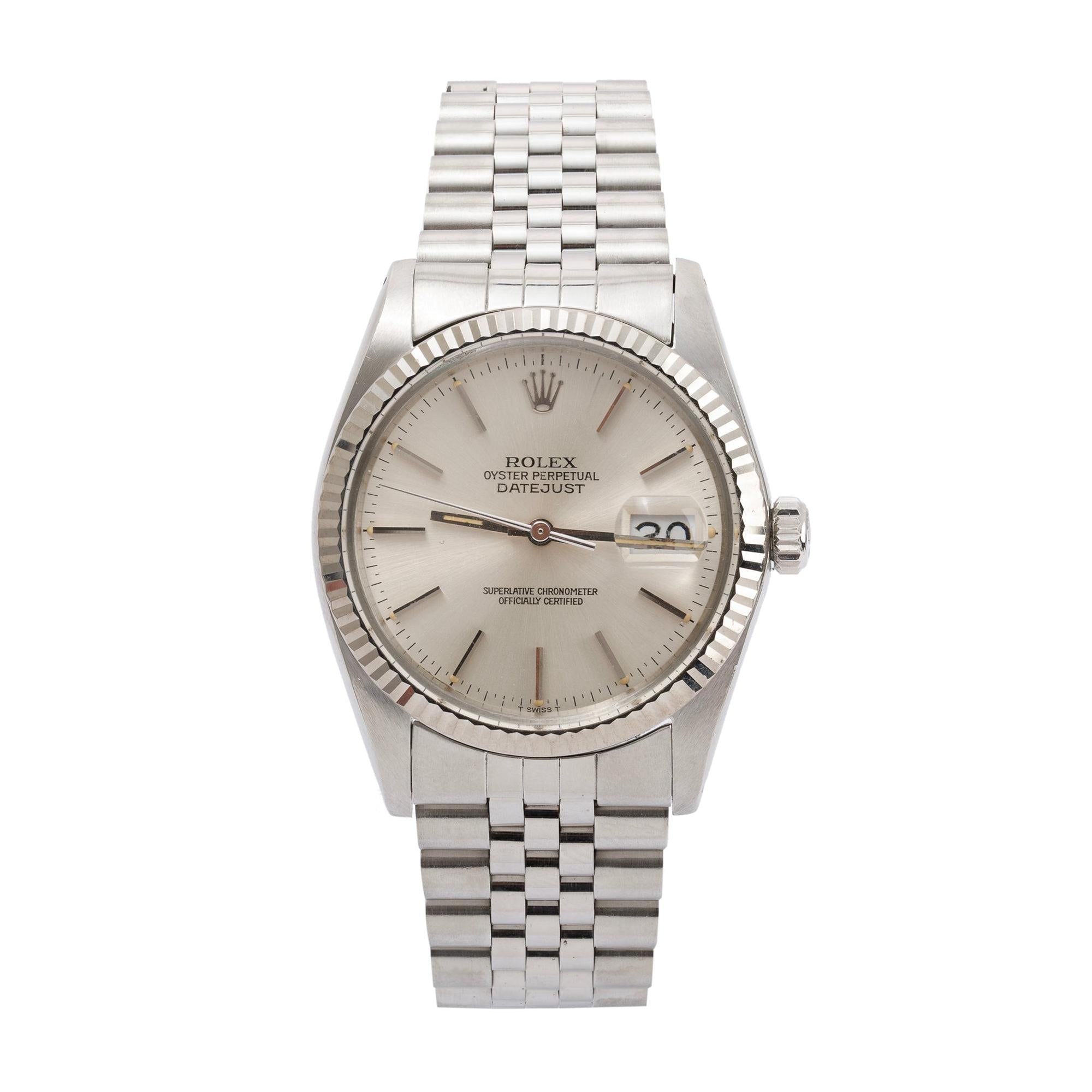 Rolex Datejust 36 MM Watch w/ Box & Papers