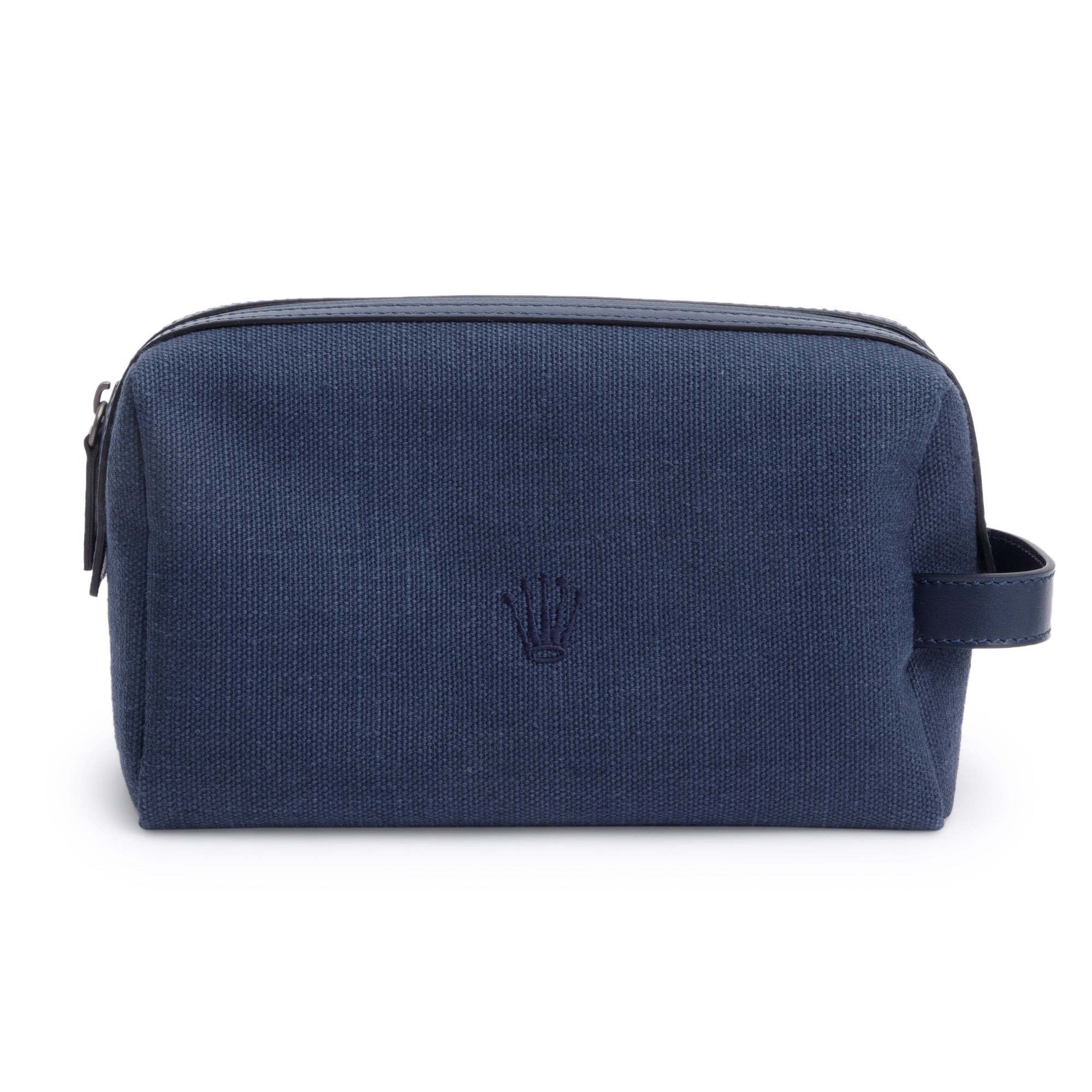 Rolex Navy Canvas Toiletry Bag w/ Box