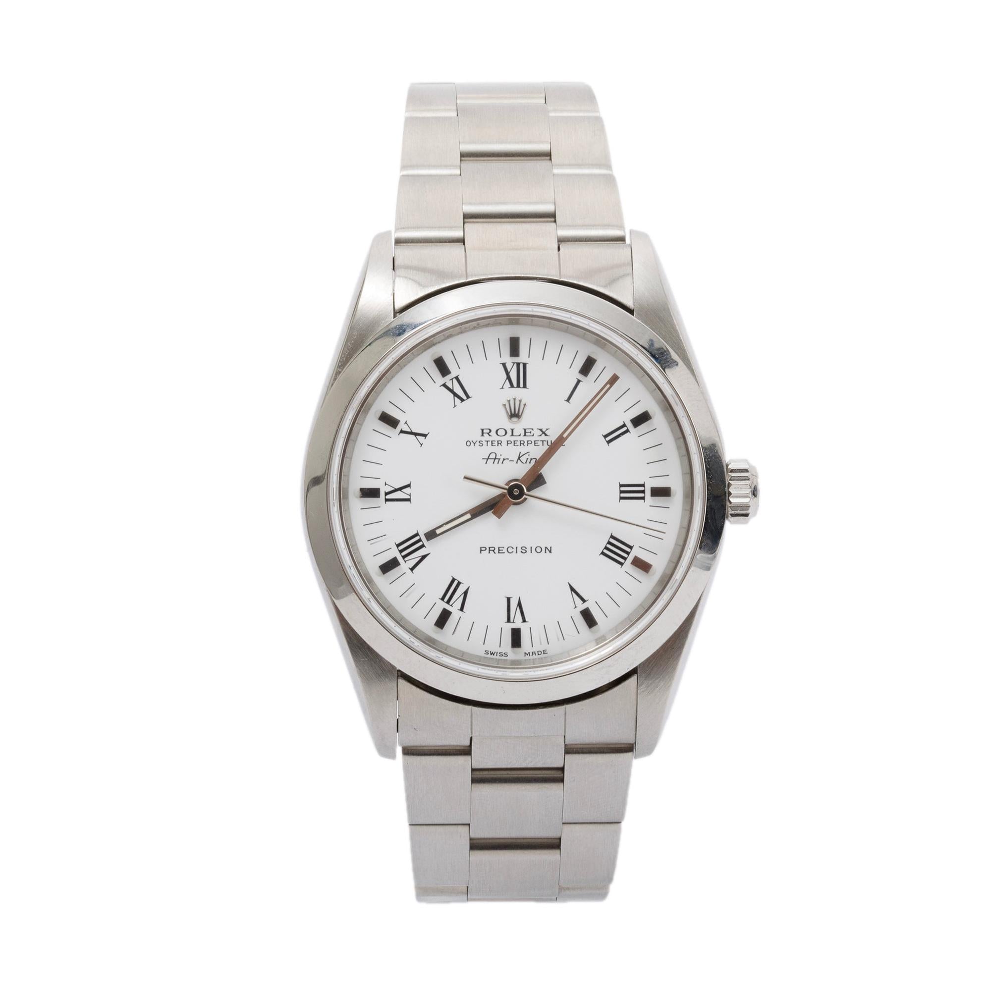 Rolex Oyster Perpetual Air King 34 MM 14000 Watch