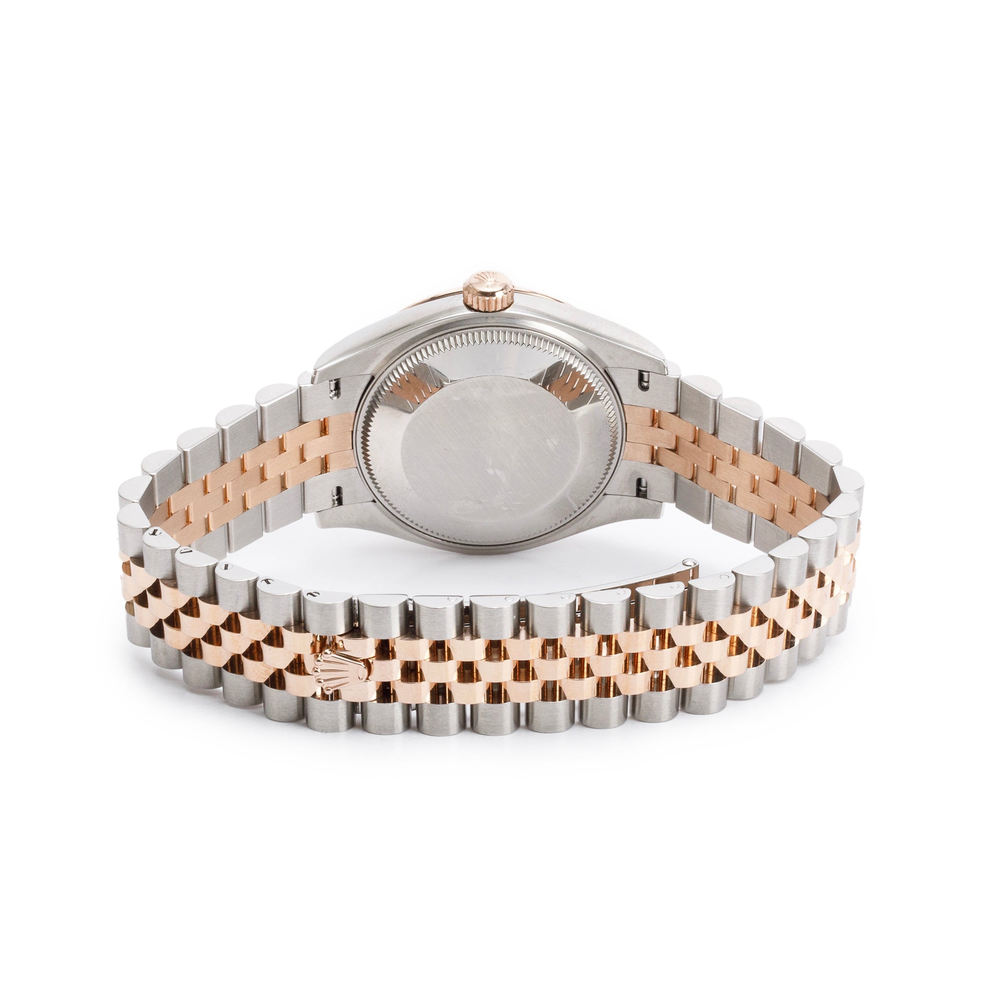 Rolex Stainless Steel & 18k Rose Gold Datejust 31 MM Watch 278271 w/ Box & Papers