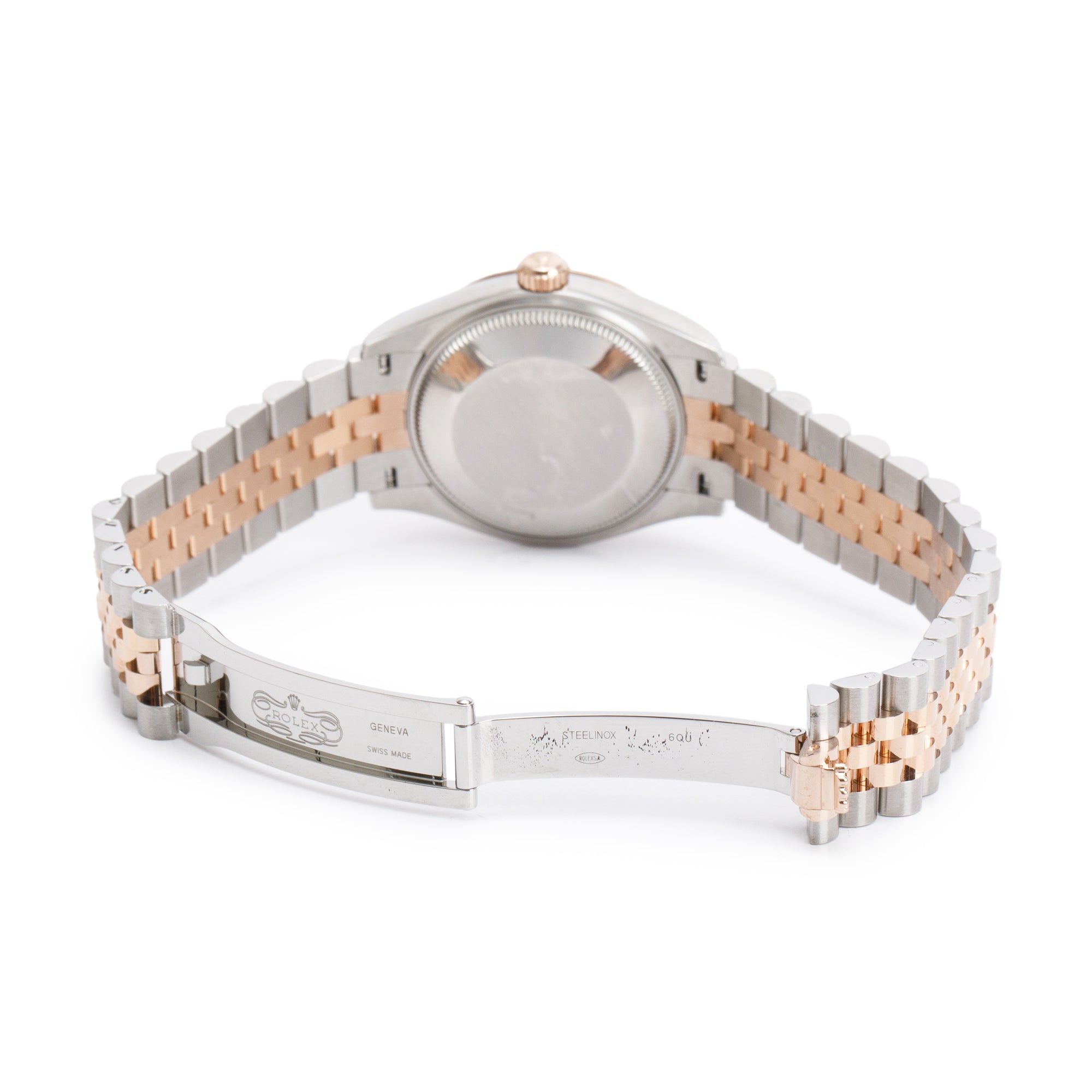 Rolex Stainless Steel & 18k Rose Gold Datejust 31 MM Watch 278271 w/ Box & Papers