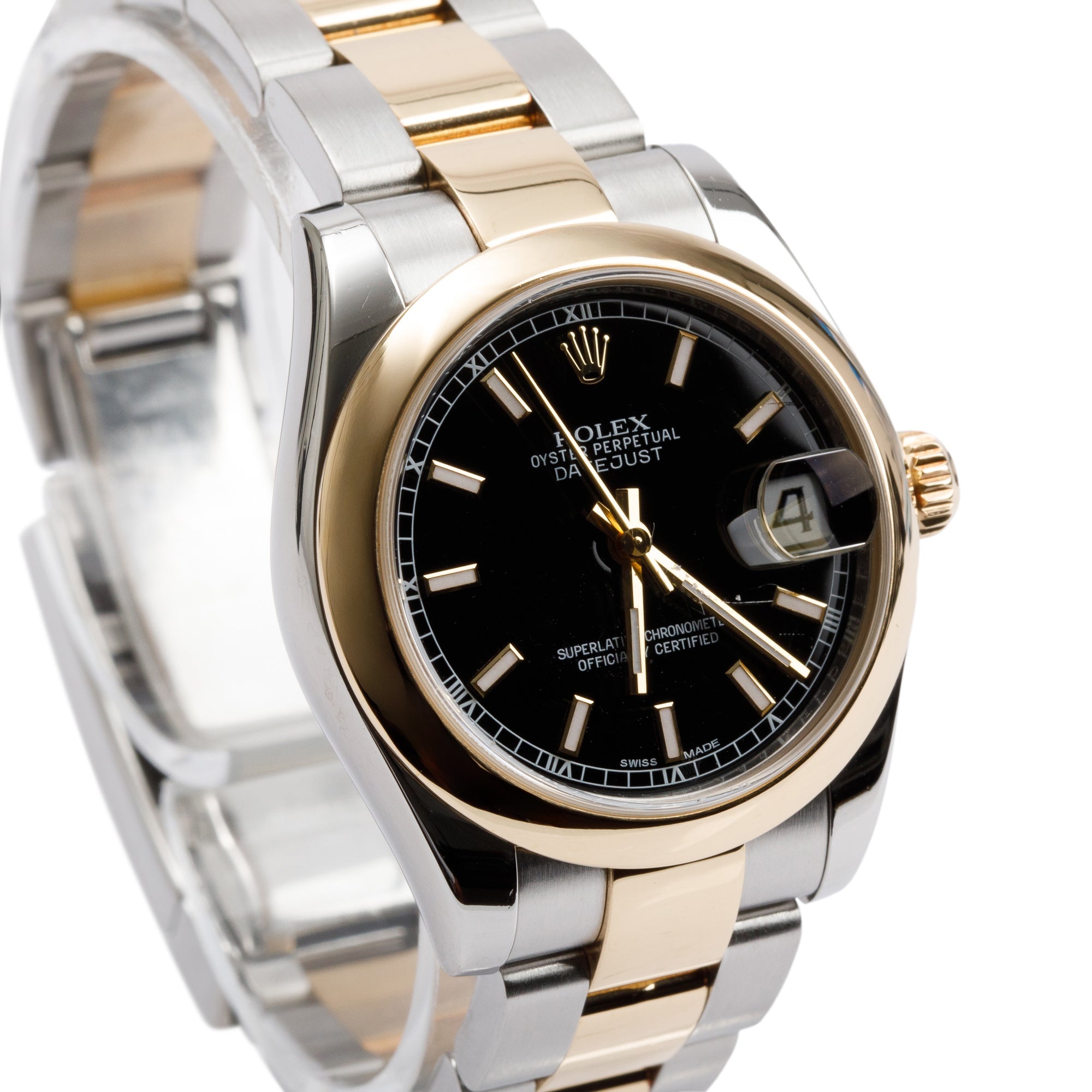 Rolex Stainless Steel & 18k Yellow Gold Datejust 31 MM Watch 178243