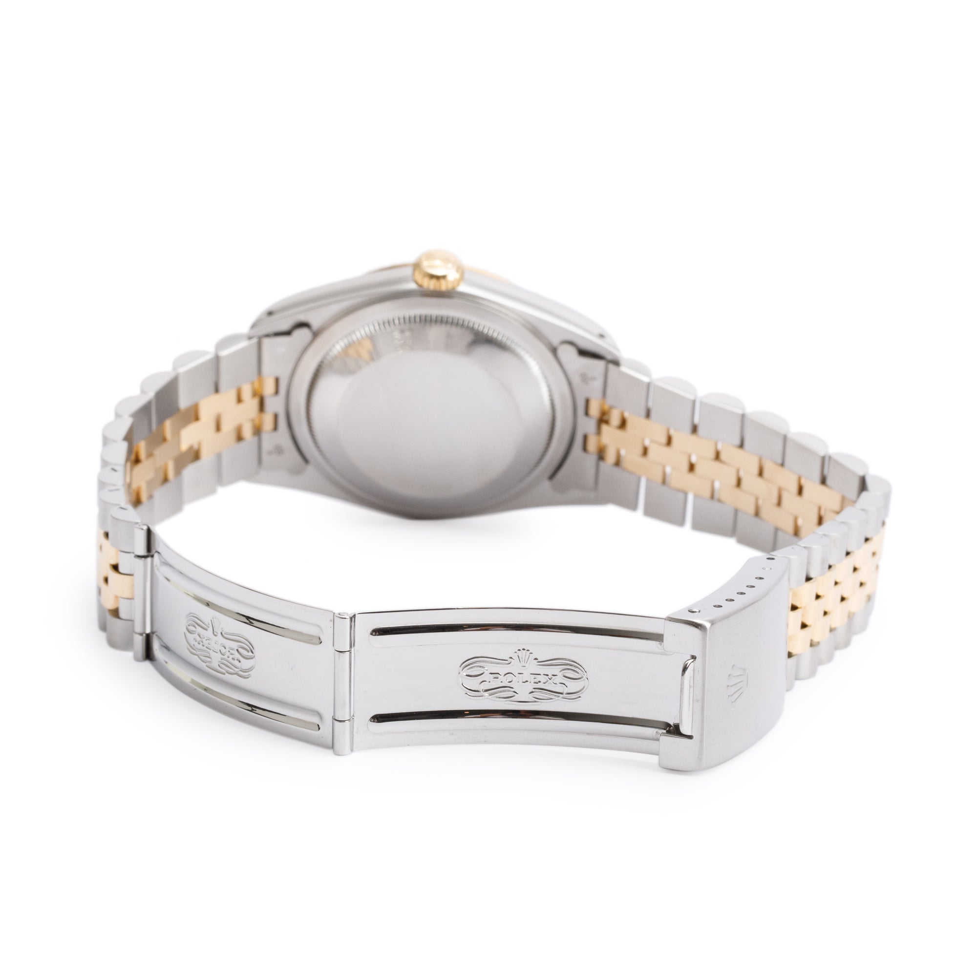 Rolex Stainless Steel & 18k Yellow Gold Datejust 36 MM Watch 16233 w/ Box & Papers