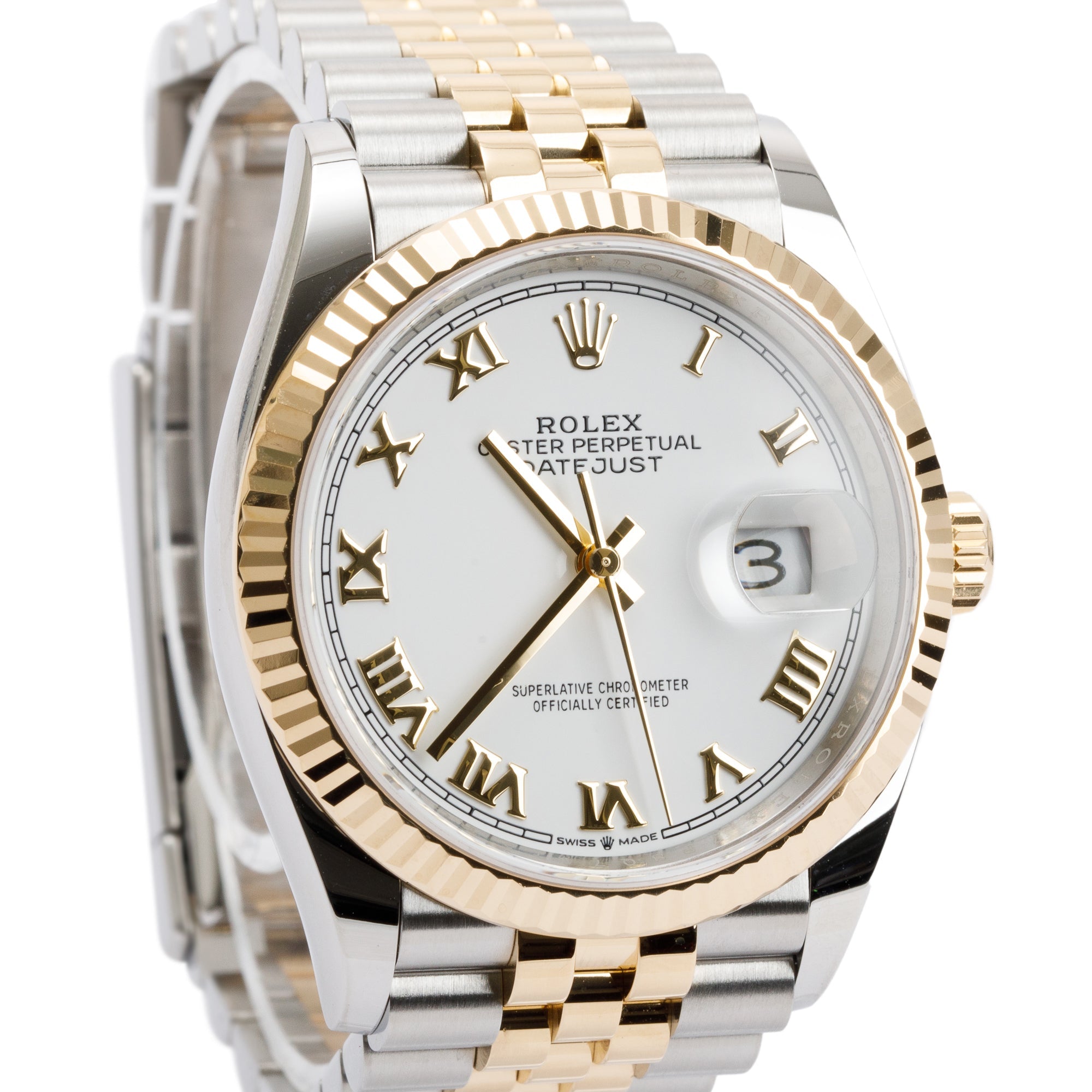 Rolex Stainless Steel & 18k Yellow Gold Datejust 36 MM Watch
