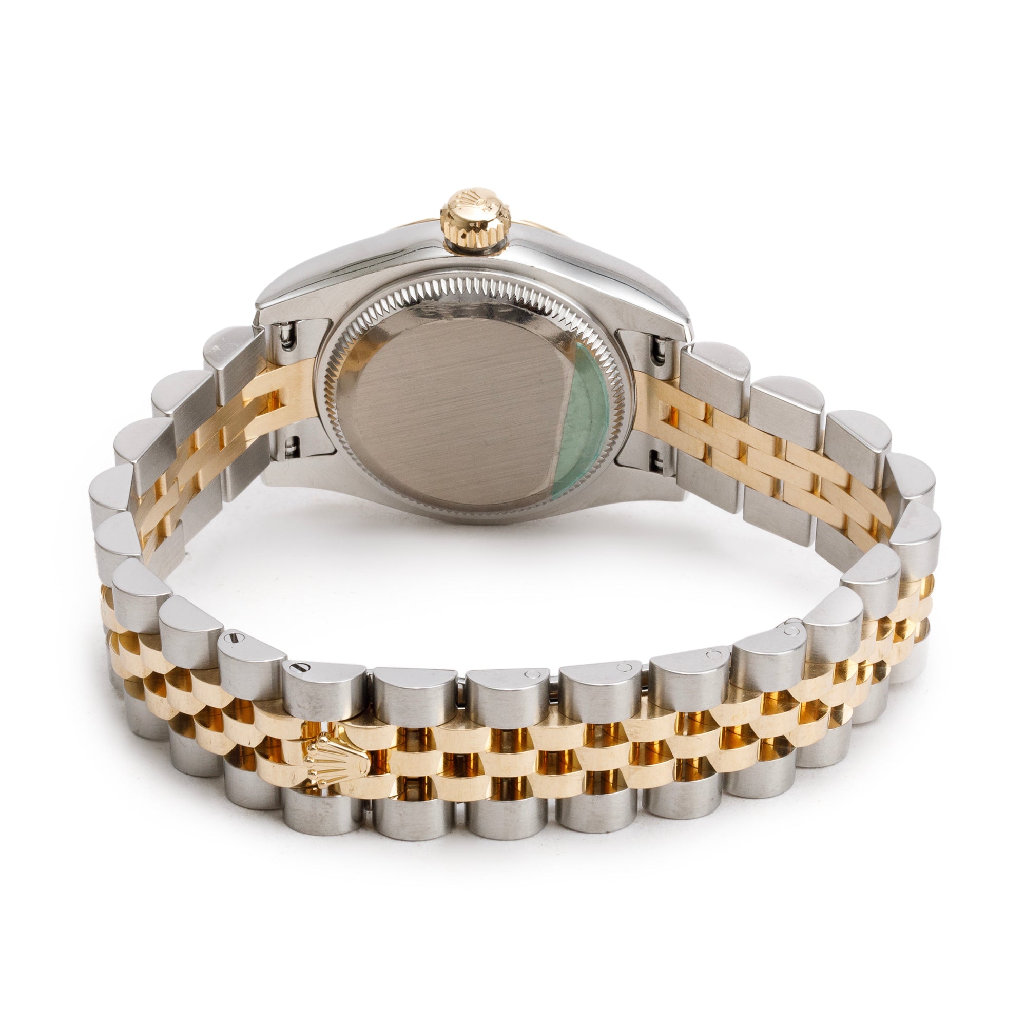 Rolex Stainless Steel & 18k Yellow Gold Datejust Diamond Dial 26 MM Watch 179173 w/ Box & Papers