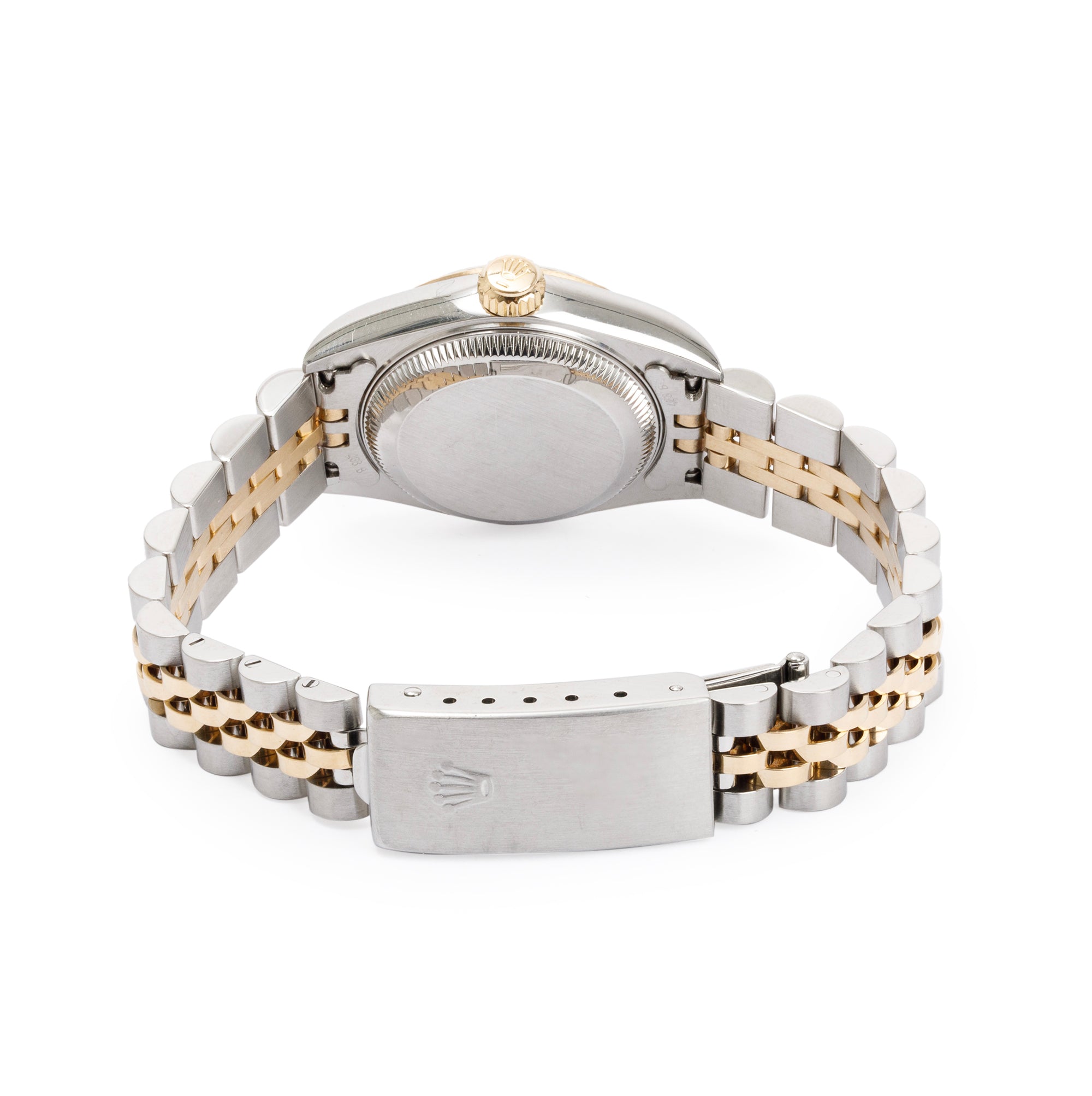 Rolex Stainless Steel & 18k Yellow Gold Diamond Dial Datejust 26 MM Watch