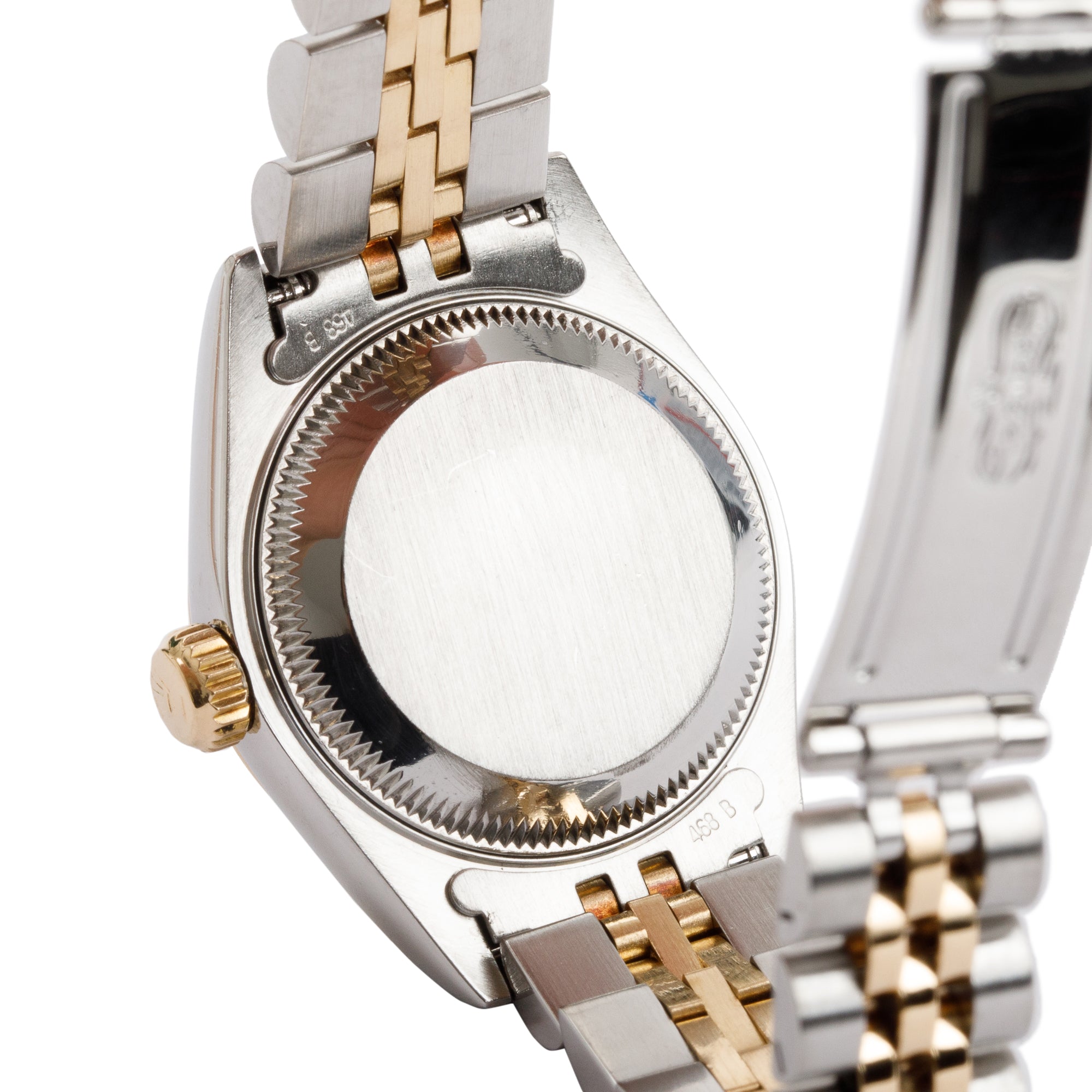 Rolex Stainless Steel & 18k Yellow Gold Diamond Dial Datejust 26 MM Watch
