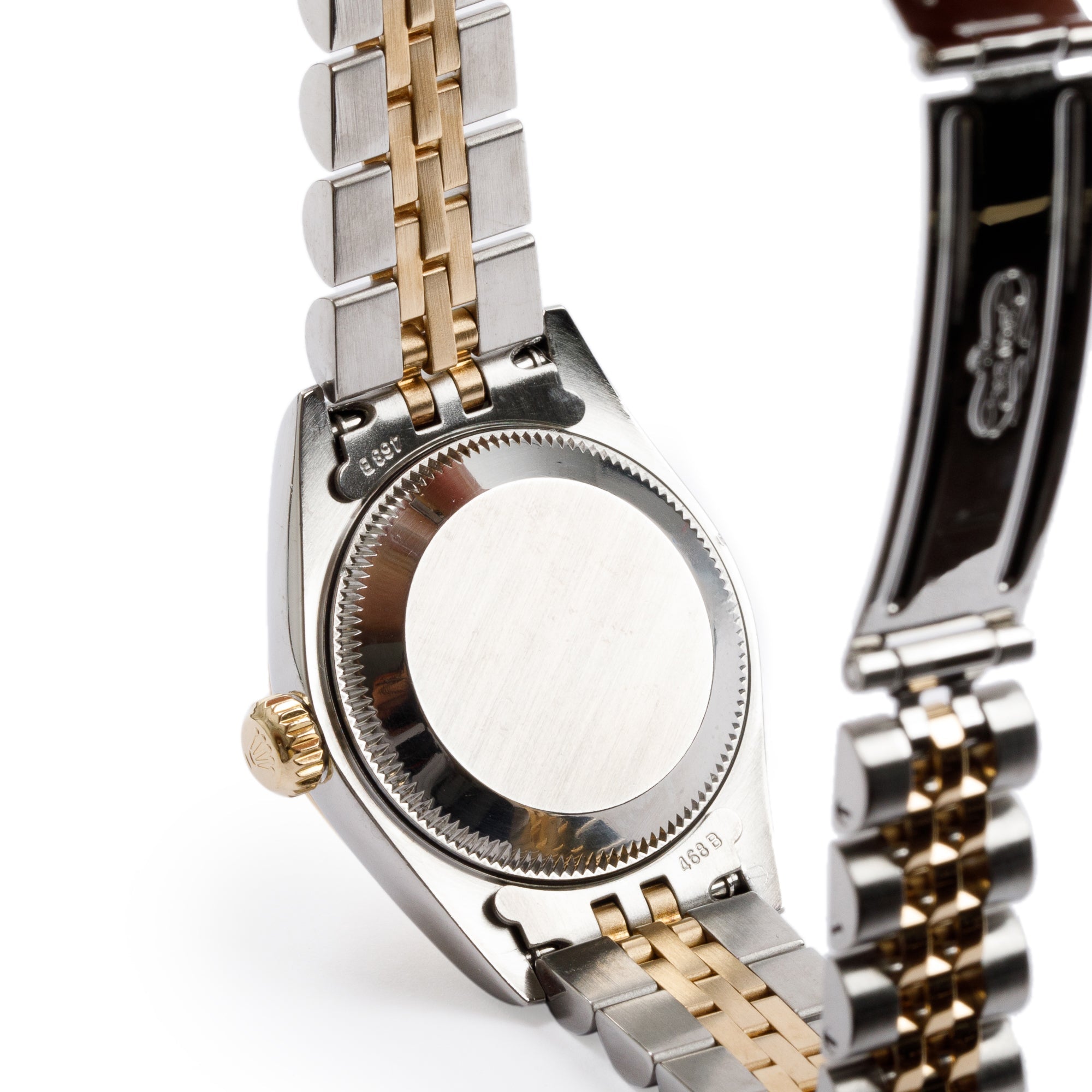 Rolex Stainless Steel & 18k Yellow Gold Diamond Dial Datejust 26 MM Watch