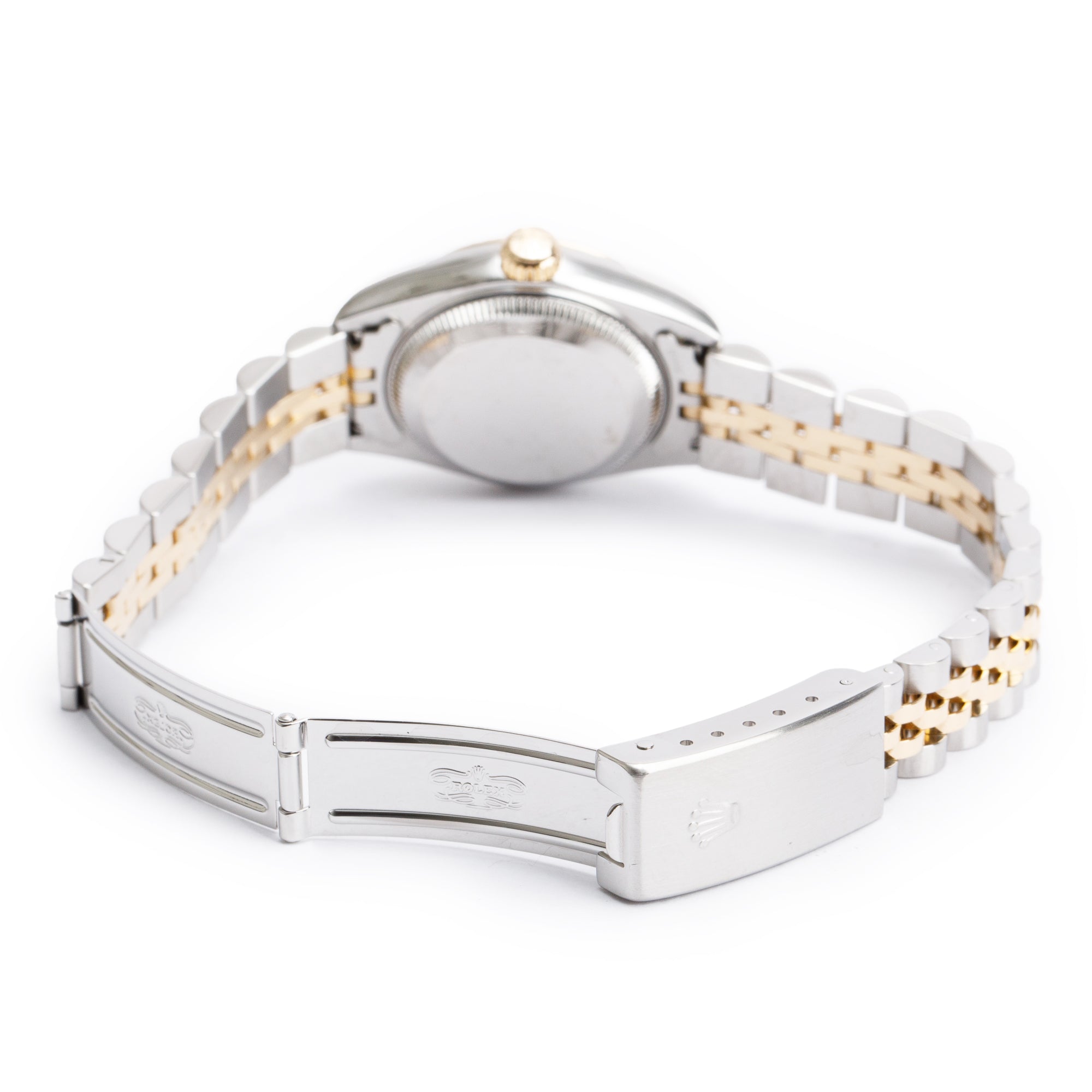 Rolex Stainless Steel & 18k Yellow Gold Diamond Dial Datejust 26 MM Watch 79173