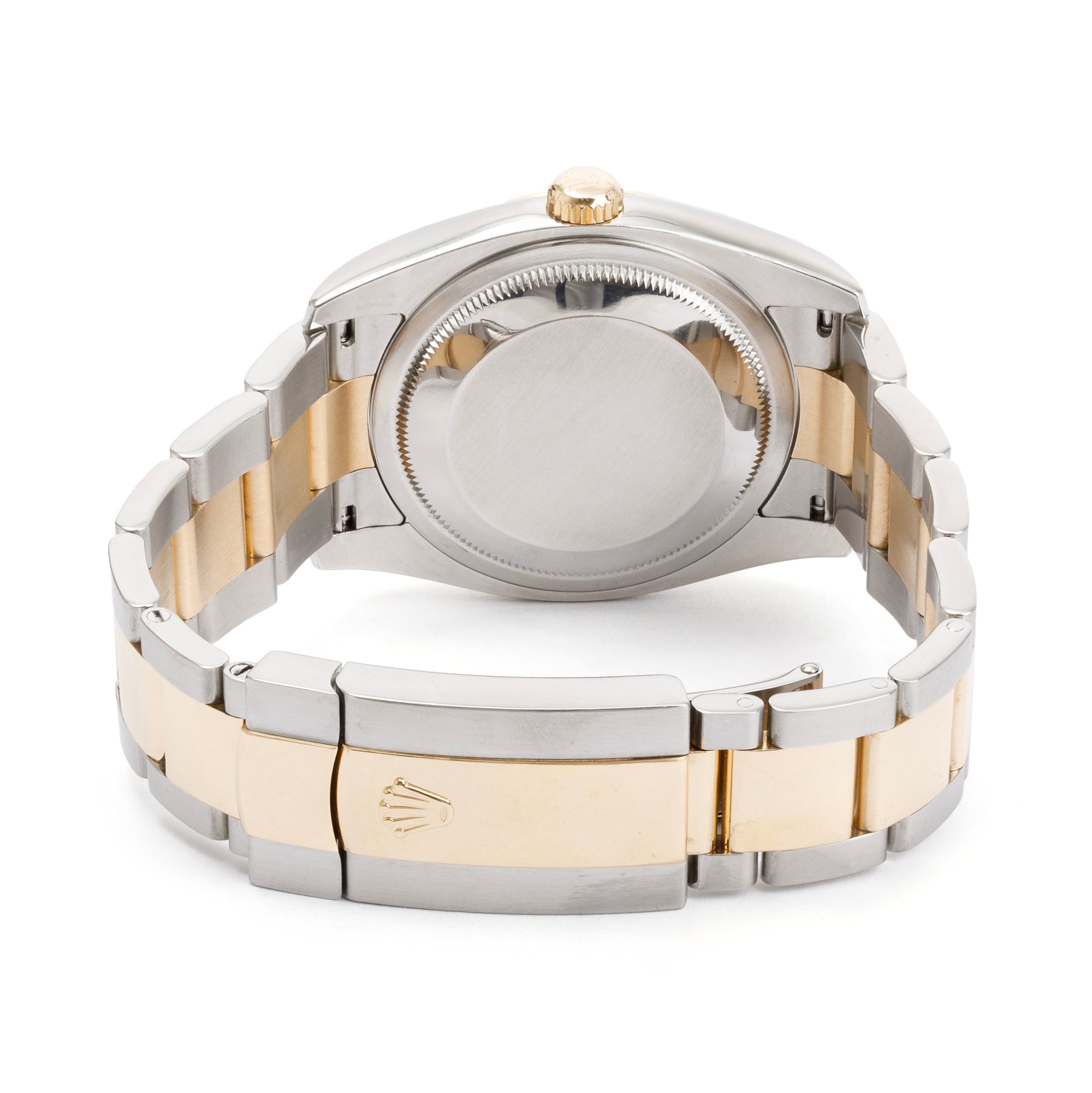 Rolex Stainless Steel & 18k Yellow Gold Diamond Dial Datejust 36 MM Watch