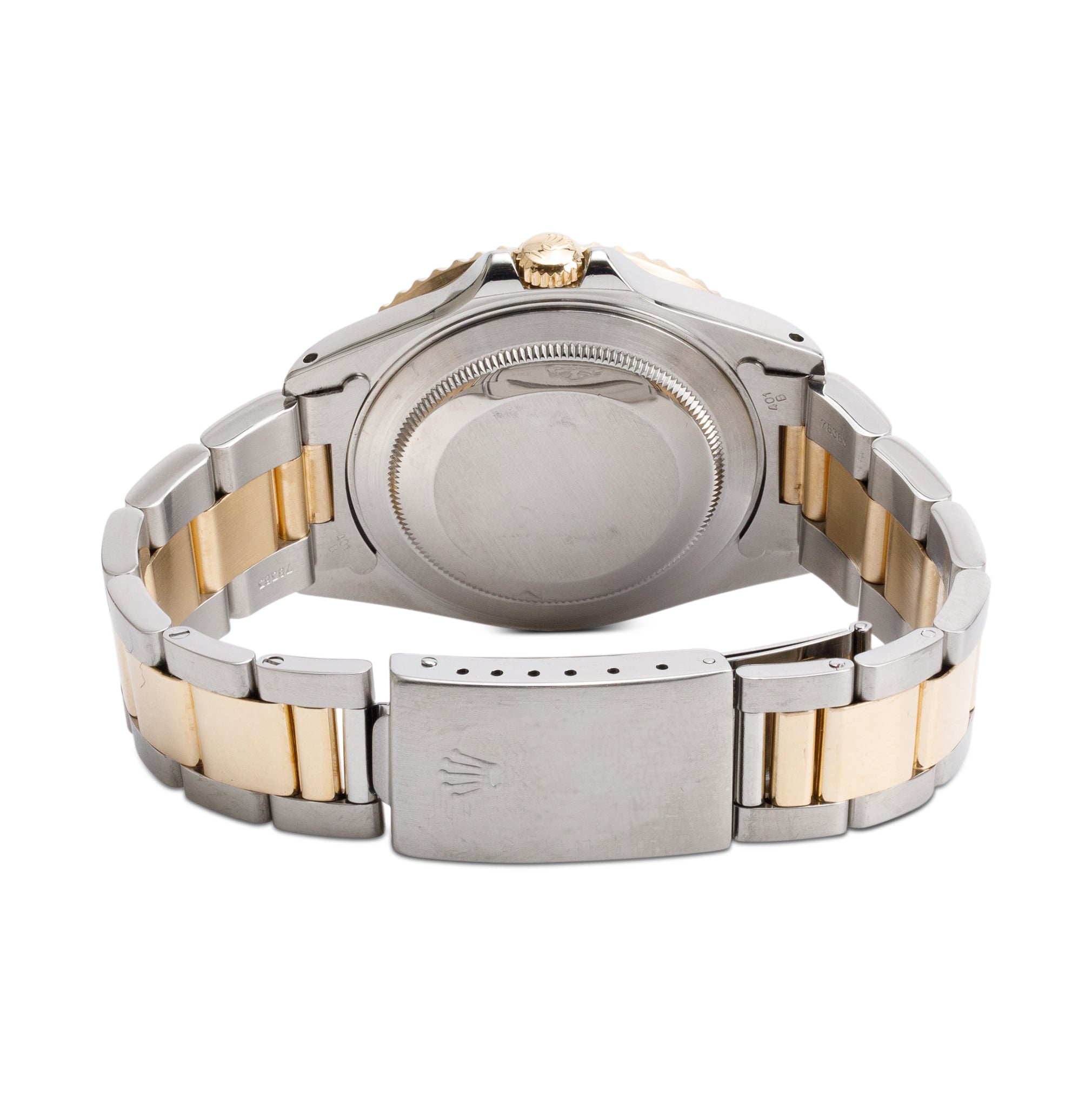 Rolex Stainless Steel & 18k Yellow Gold GMT-Master II Root Beer 40 MM Automatic Watch 16713 w/ Box