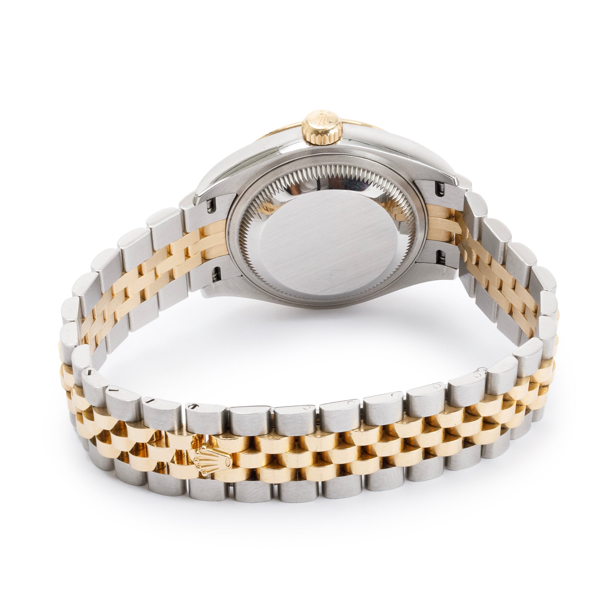 Rolex Stainless Steel & 18k Yellow Gold Lady-Datejust Diamond Dial 28 MM Watch w/ Box & Papers