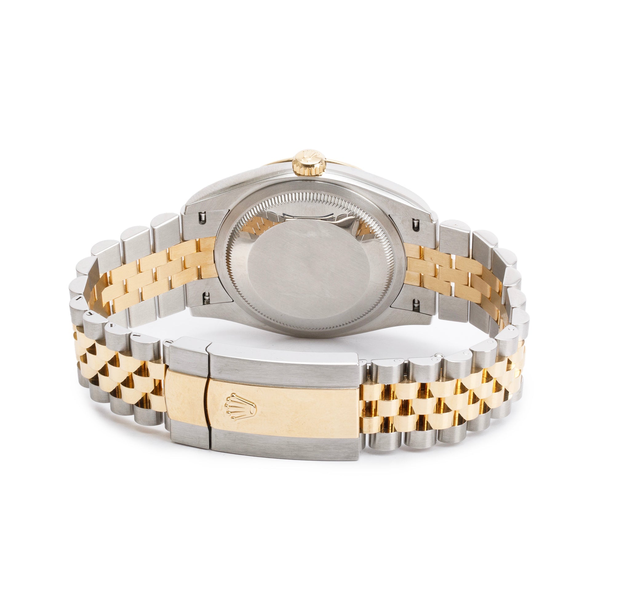 Rolex Stainless Steel & 18k Yellow Gold Mother of Pearl Diamond Dial Datejust 36 MM Watch 126233 w/ Box & Papers