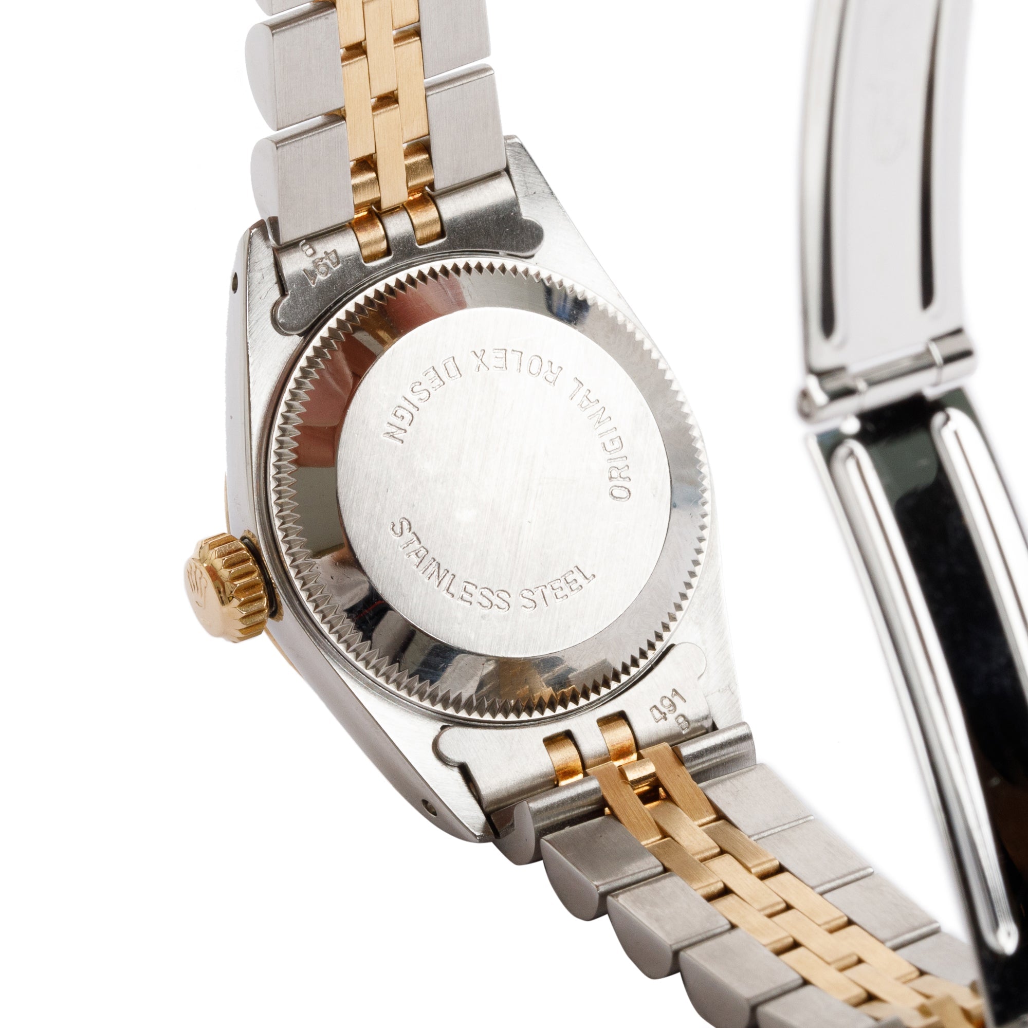 Rolex Stainless Steel & 18k Yellow Gold Oyster Perpetual 24 MM Watch w/ Papers