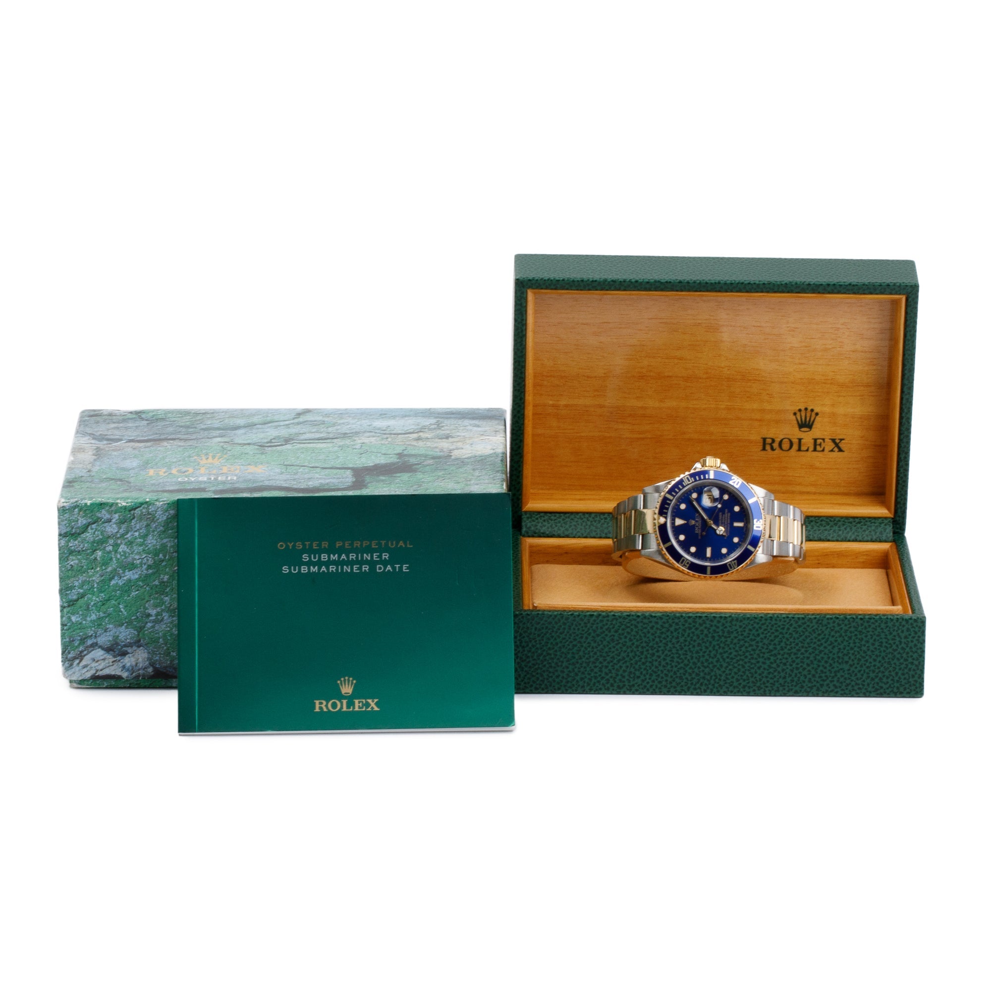 Rolex Stainless Steel & 18k Yellow Gold Submariner Date 40 MM Automatic Watch w/ Box & Papers