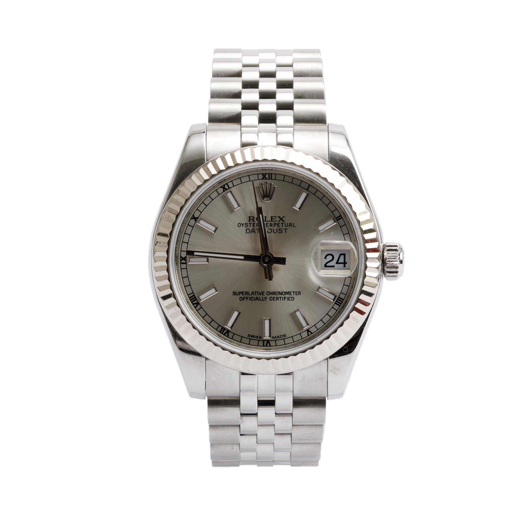 Rolex Stainless Steel Datejust 31 MM Watch 178274 w/ Box & Papers