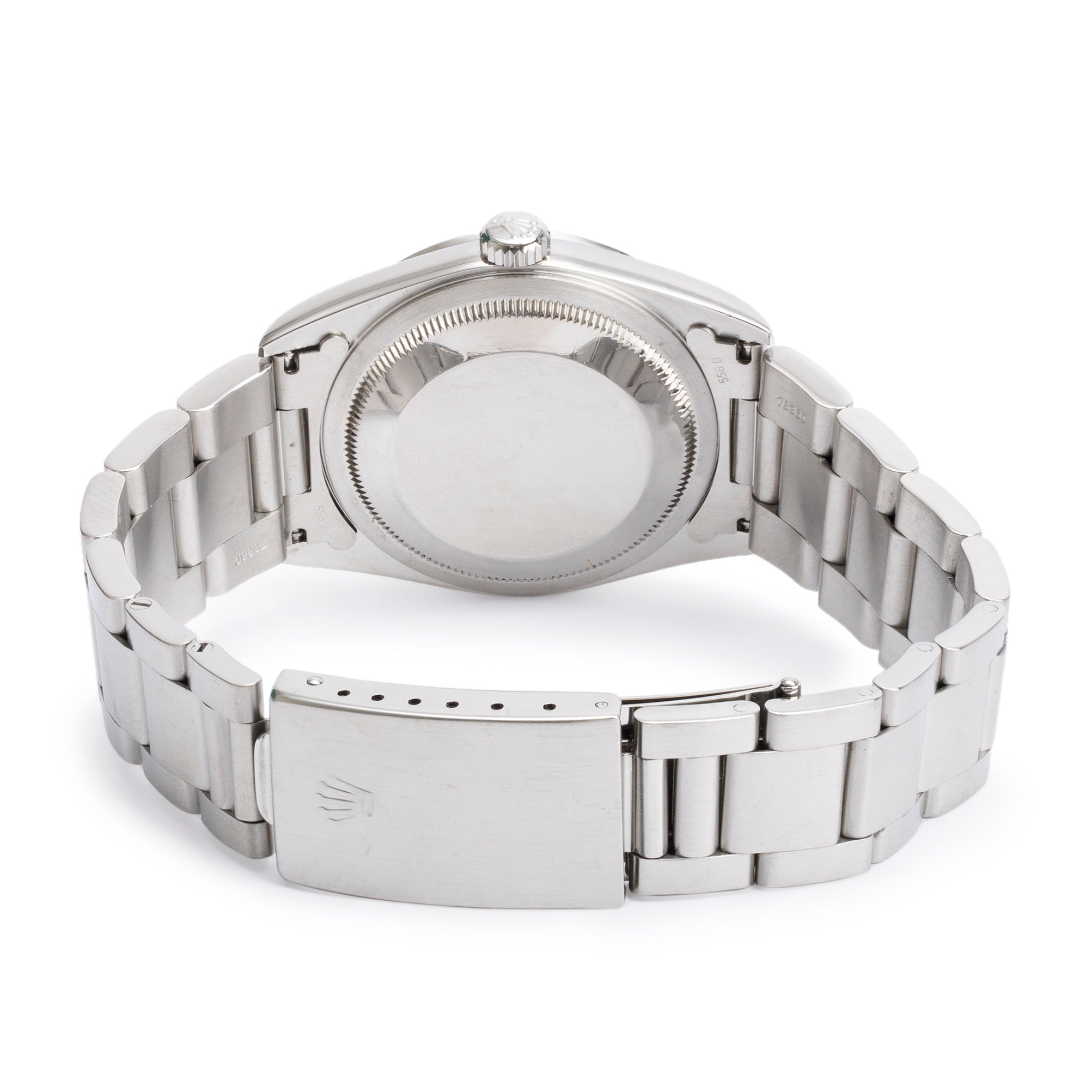 Rolex Stainless Steel Datejust 36 MM Automatic Watch 16200 w/ Box & Papers