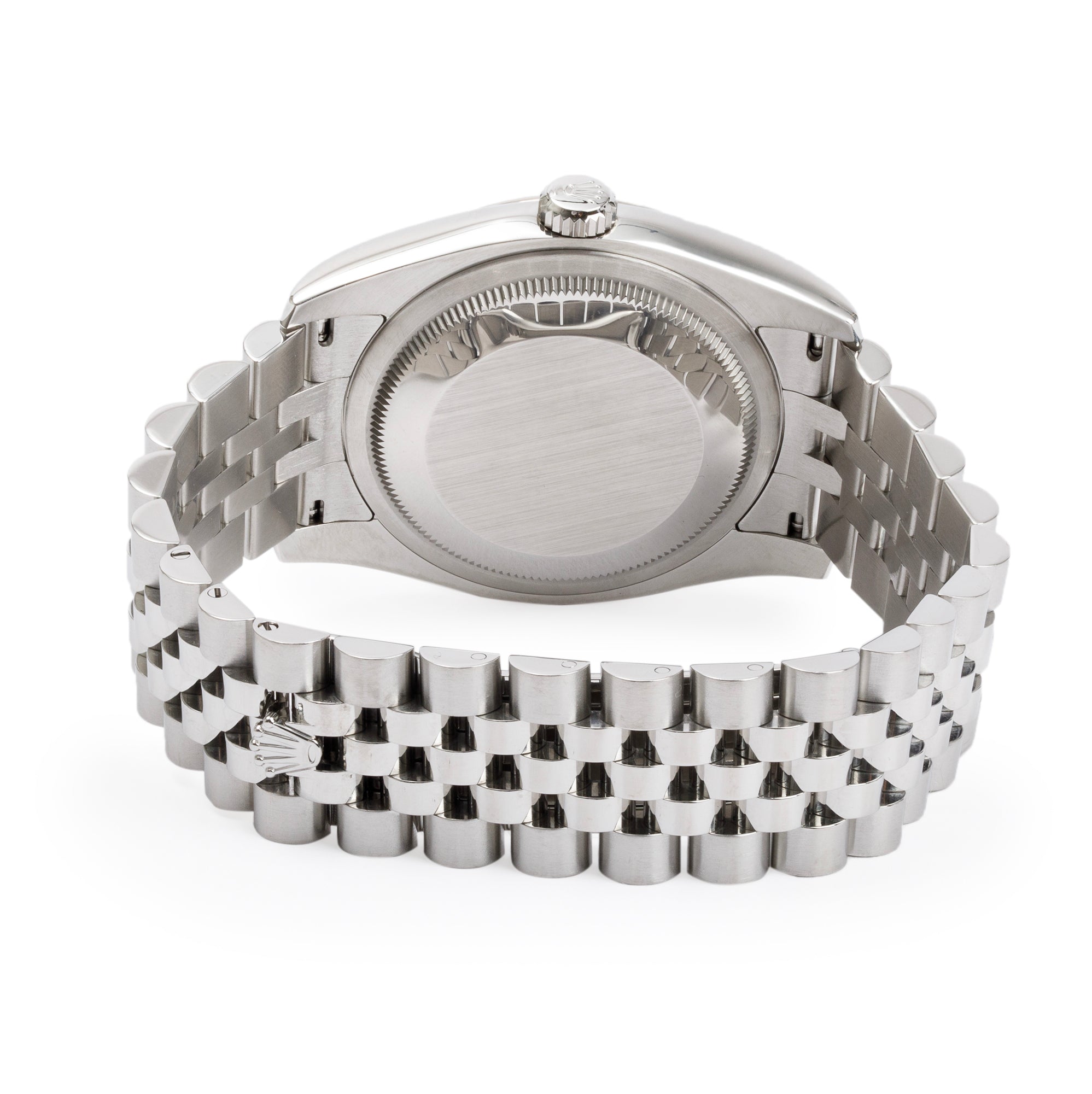 Rolex Stainless Steel Datejust 36 MM Roulette Date Window Automatic Watch 116234 w/ Box & Papers