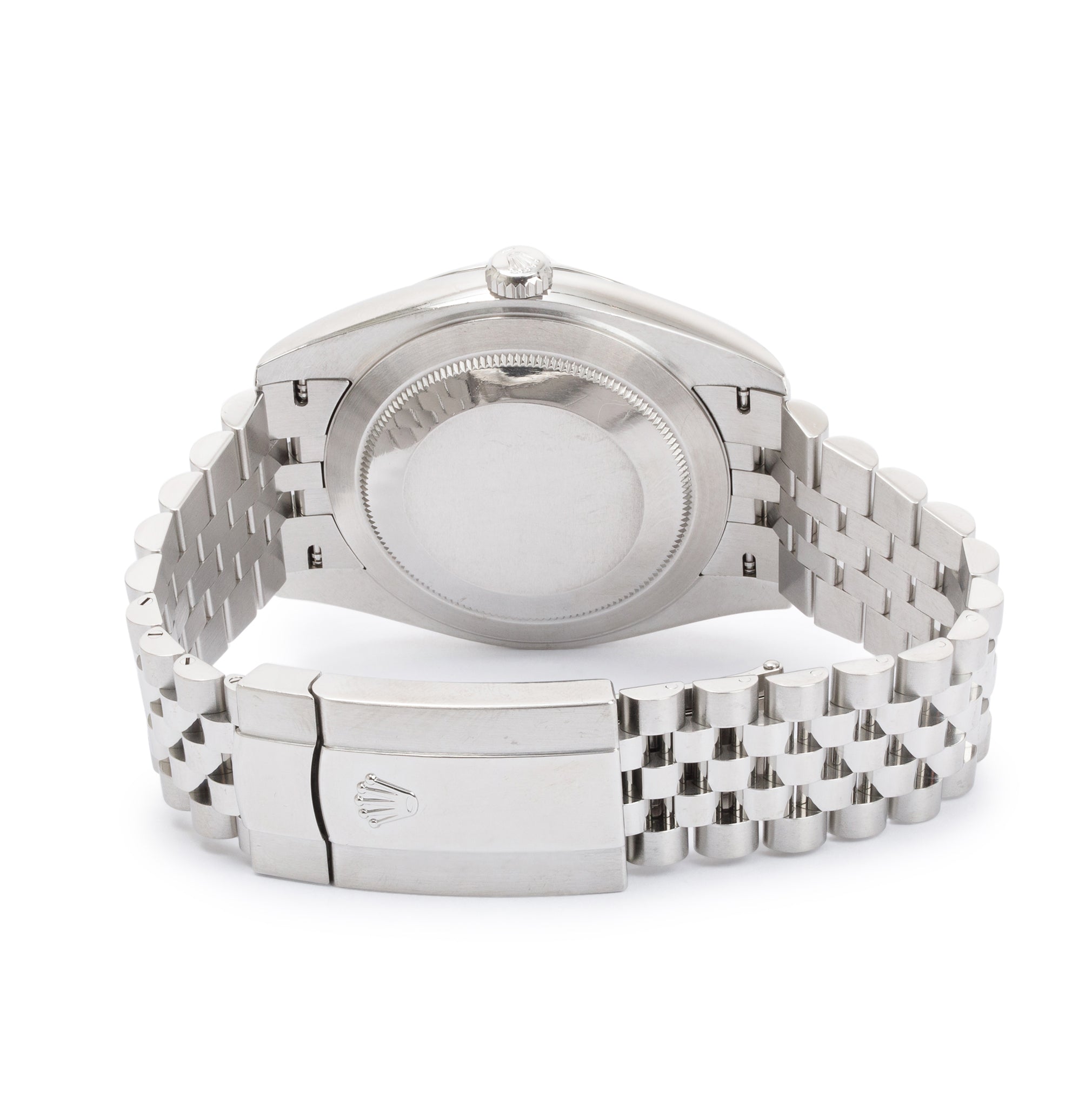 Rolex Stainless Steel Datejust 41 MM Blue Dial Watch w/ Box & Papers