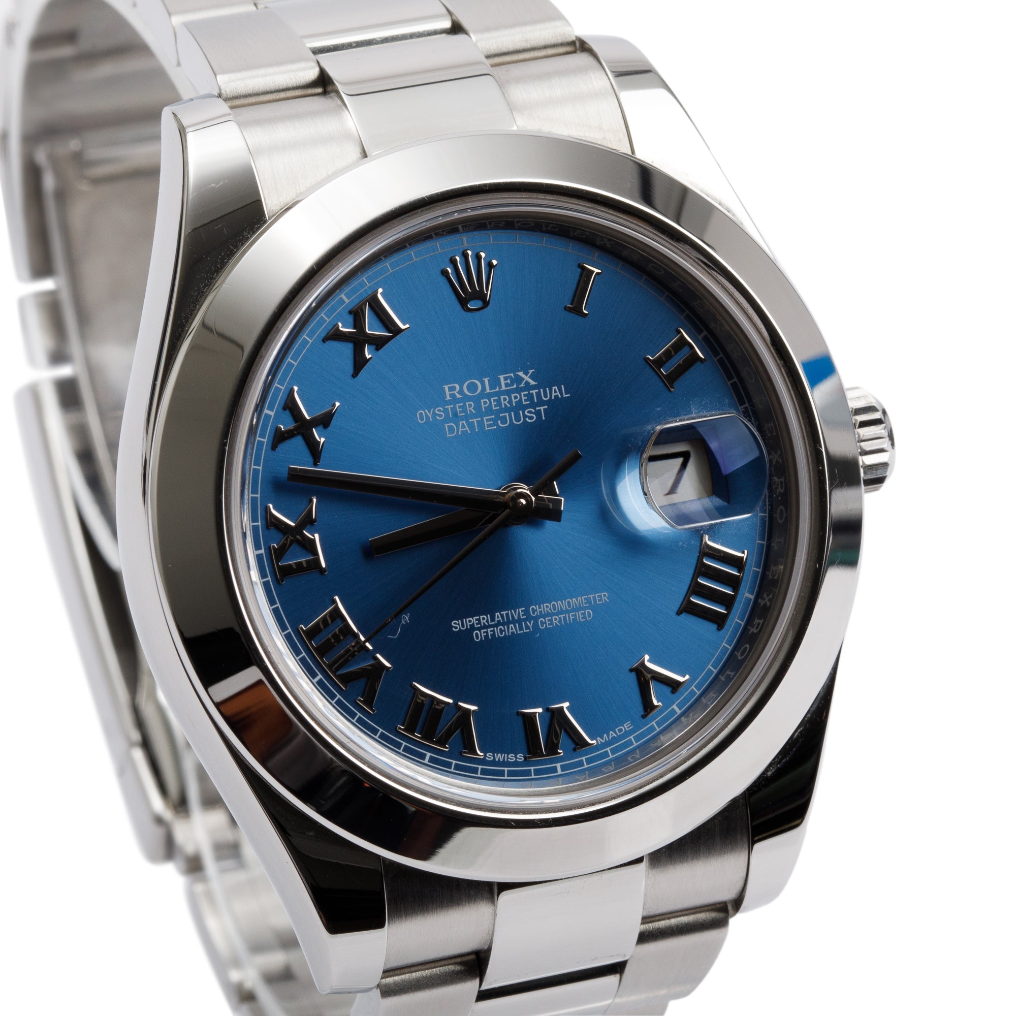 Rolex Stainless Steel Datejust II 41 MM Watch 116300 w/ Papers