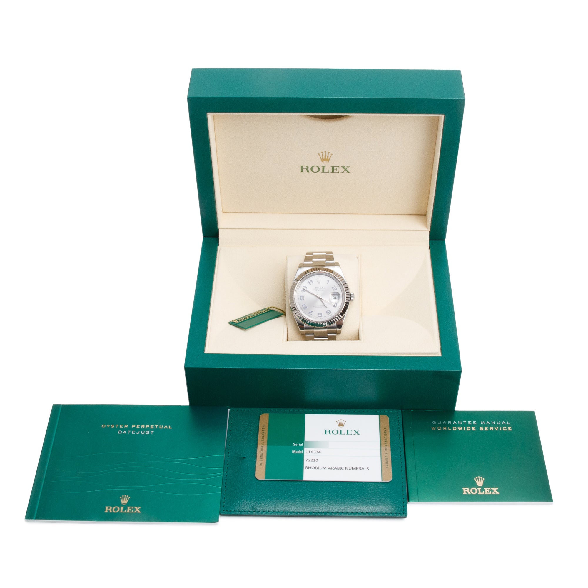 Rolex Stainless Steel Datejust II 41 MM Watch 116334 w/ Box & Papers